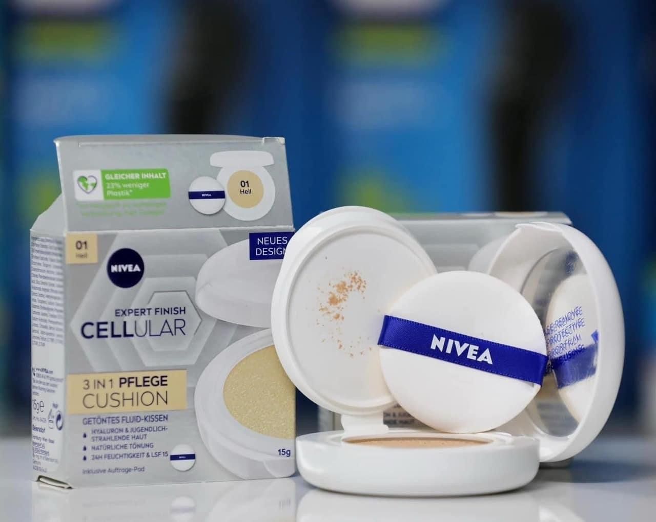Phấn Nivea 3in1 Pflege Cushion hộp 15g