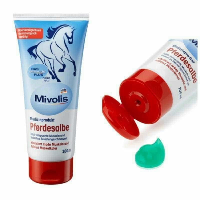 Tuýp cao ngựa xoa bóp giảm đau Mivolis 200ml