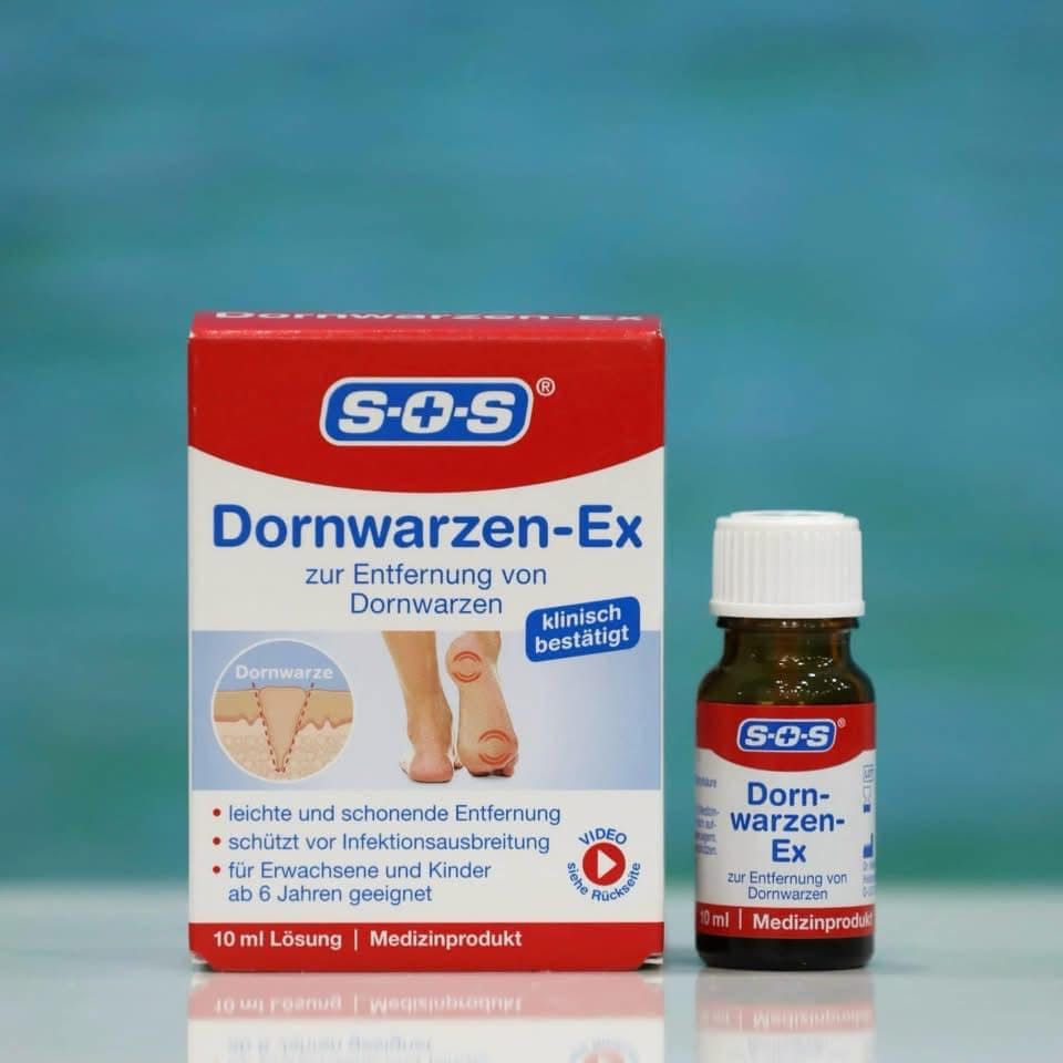 Dung dịch hỗ trợ làm mềm và loại bỏ mụn cóc SOS Dornwarzen-Ex 5ml