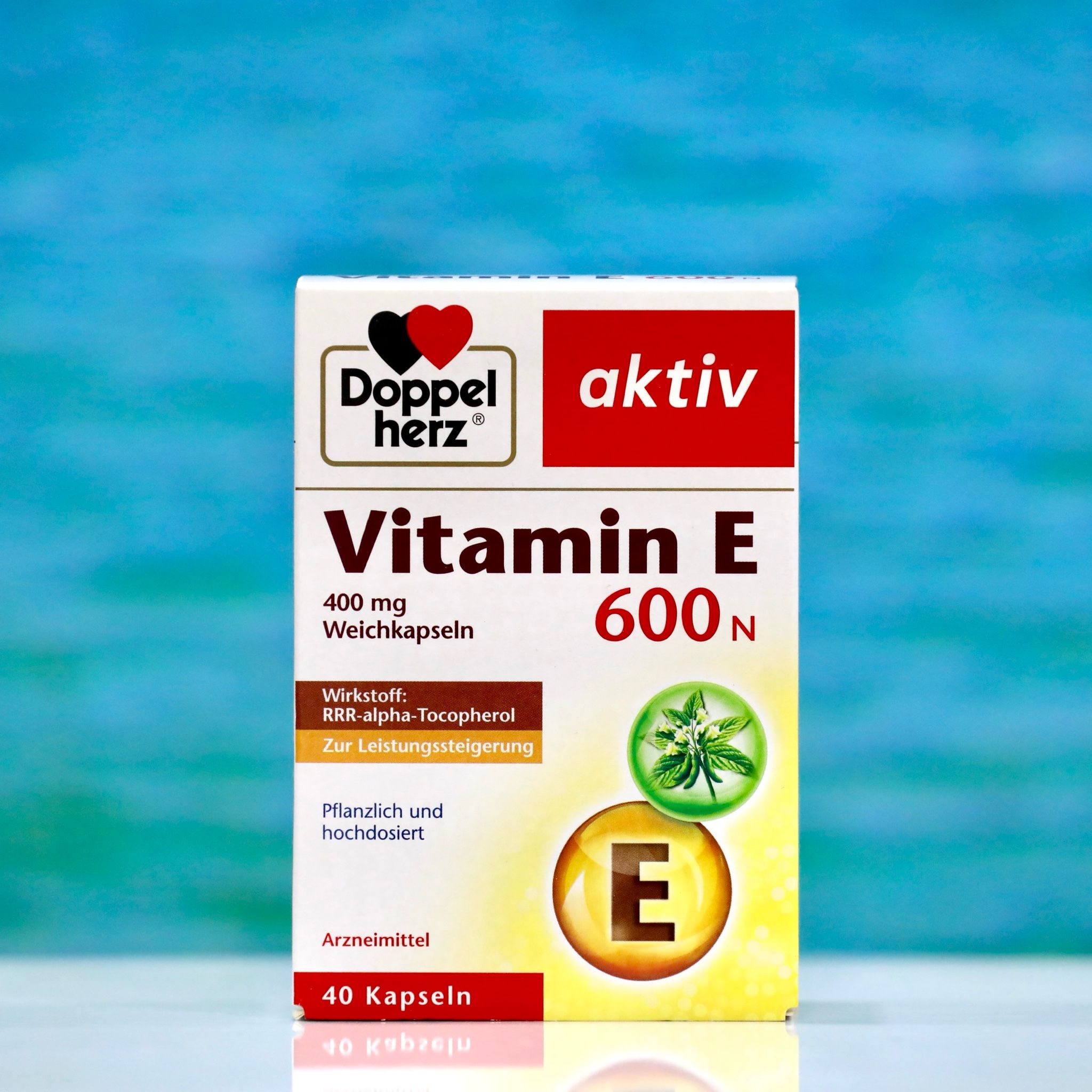 Viên uống VITAMIN E 600N DOPPEL HERZ, hộp 60 viên