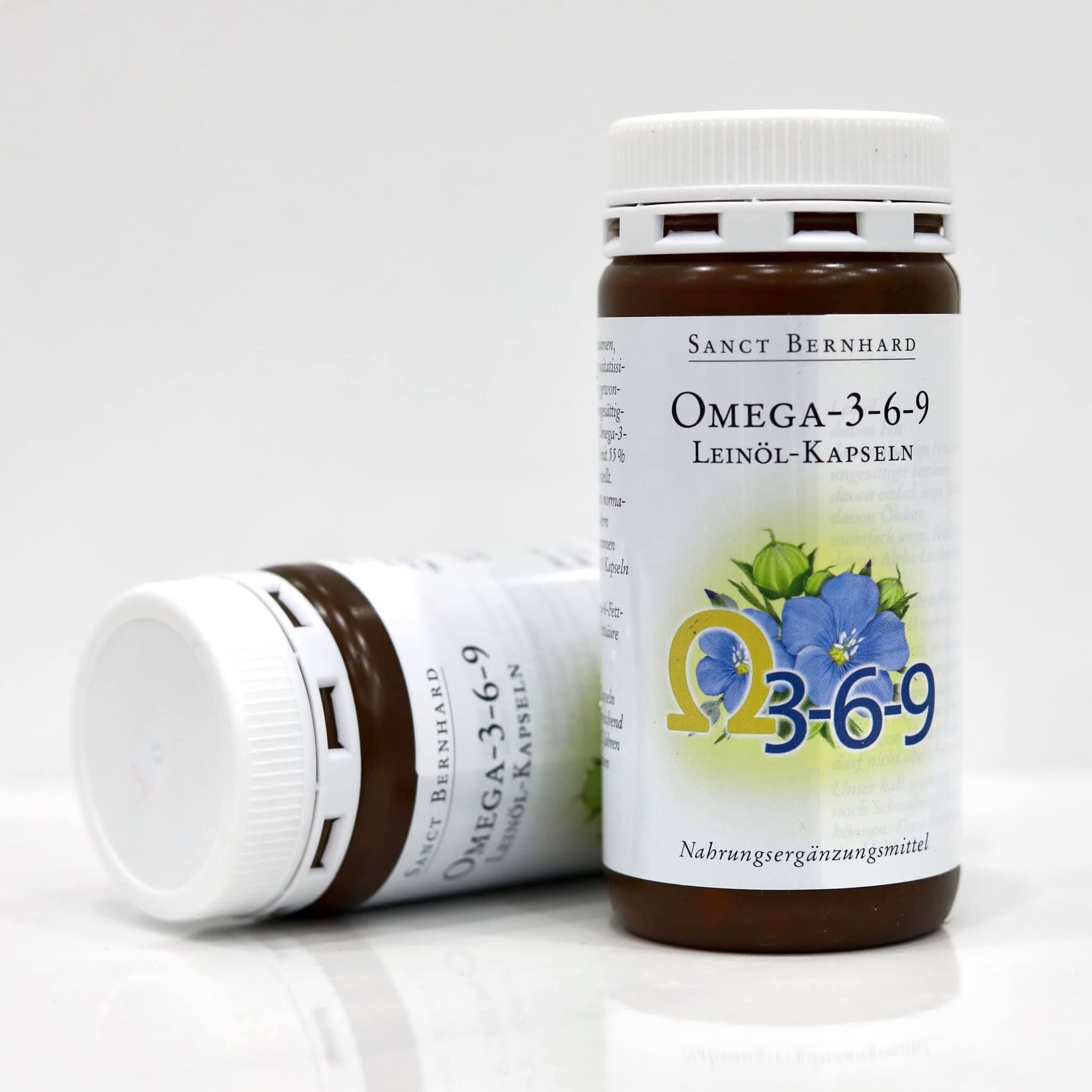 Viên Uống Bổ Sung Omega 3-6-9 SANCT BERNHARD - Dòng PREMIUM Sản Xuất 100% Tại Đức