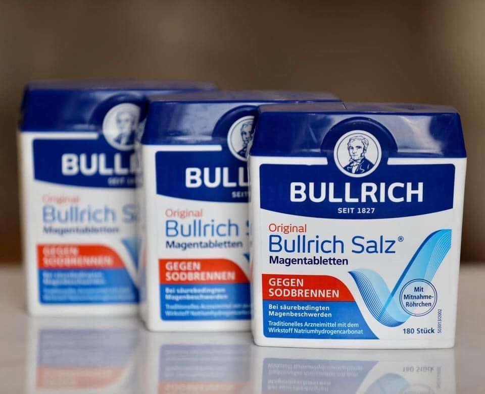 Viên uống trào ngược dạ dày BULLRICH SALZ, hộp 180 viên