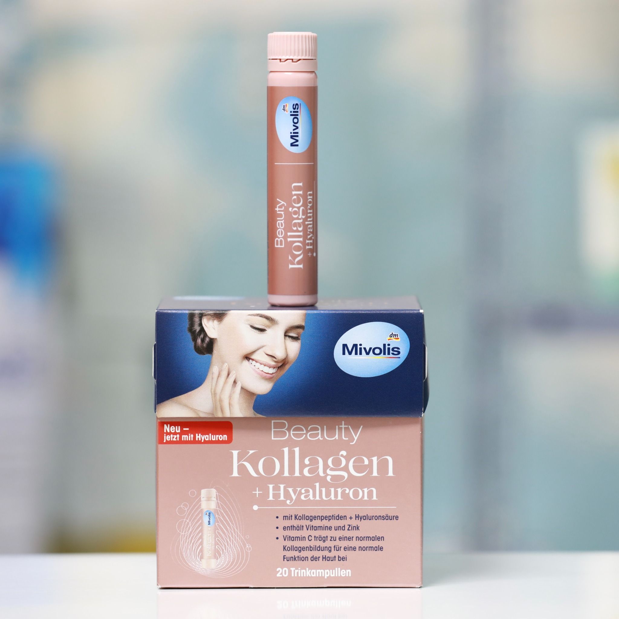 Beauty Collagen nước dạng ống làm đẹp da từ trong ra ngoài của hãng Mivolis .