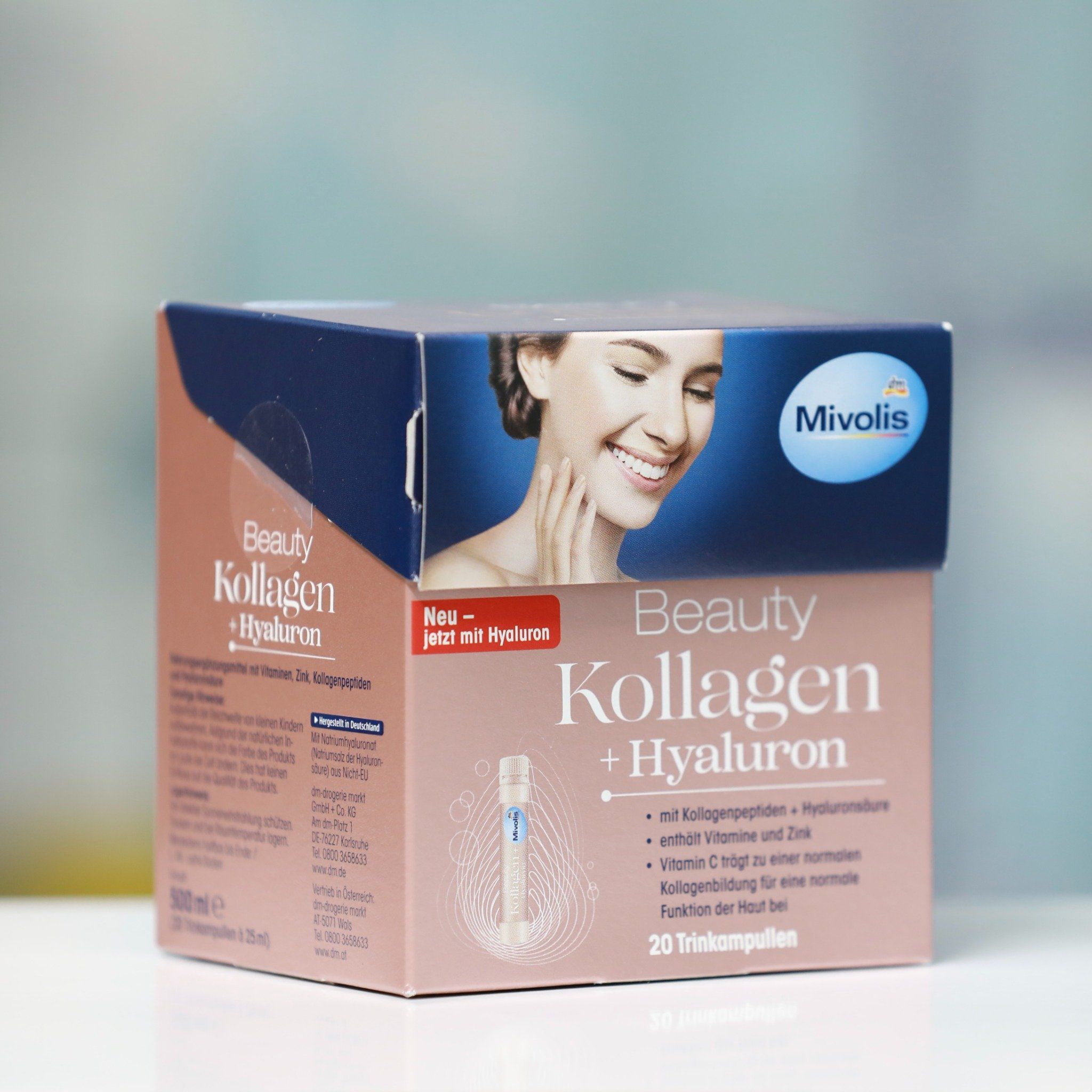 Beauty Collagen nước dạng ống làm đẹp da từ trong ra ngoài của hãng Mivolis .
