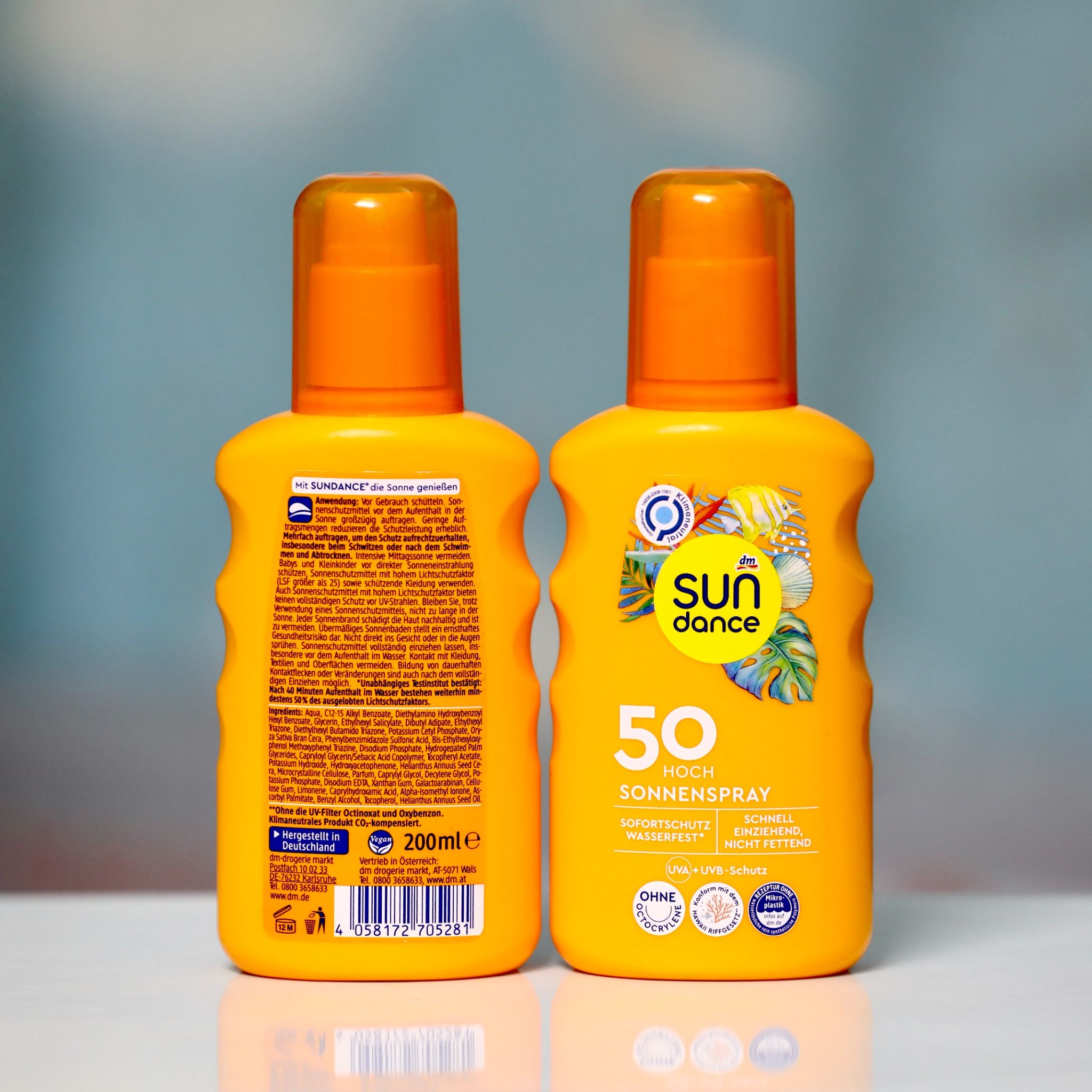 Kem chống nắng Sundance dạng xịt với chỉ số chống nắng SPF 50 chai 200ml