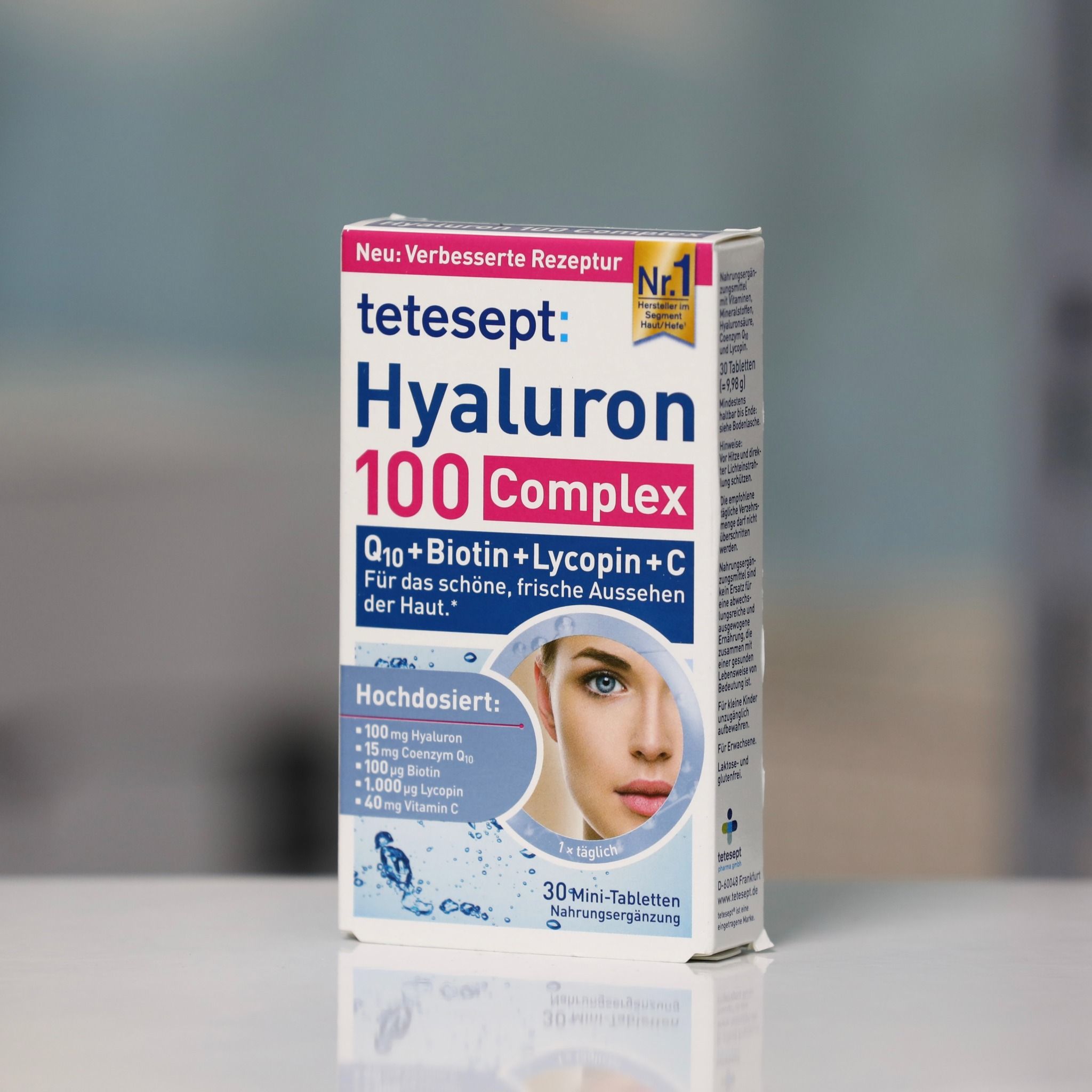 Viên cấp nước hộp giấy 30 viên hãng Tetesept