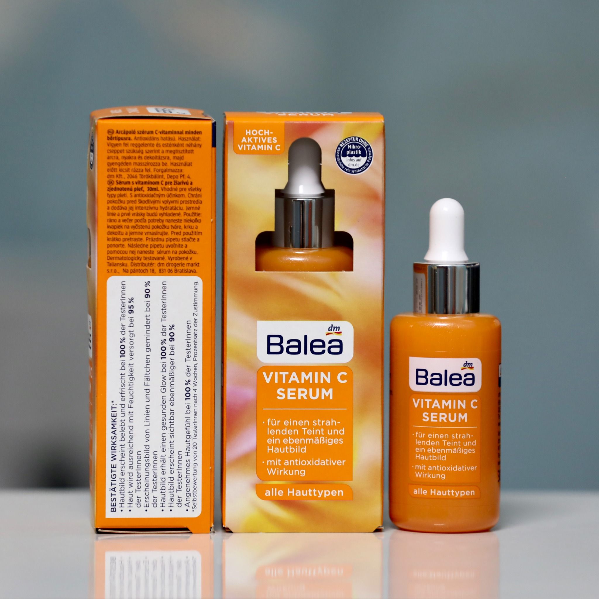 Serum Balea Vitamin C Giúp Da Trắng Sáng, Đều Màu, 30ml