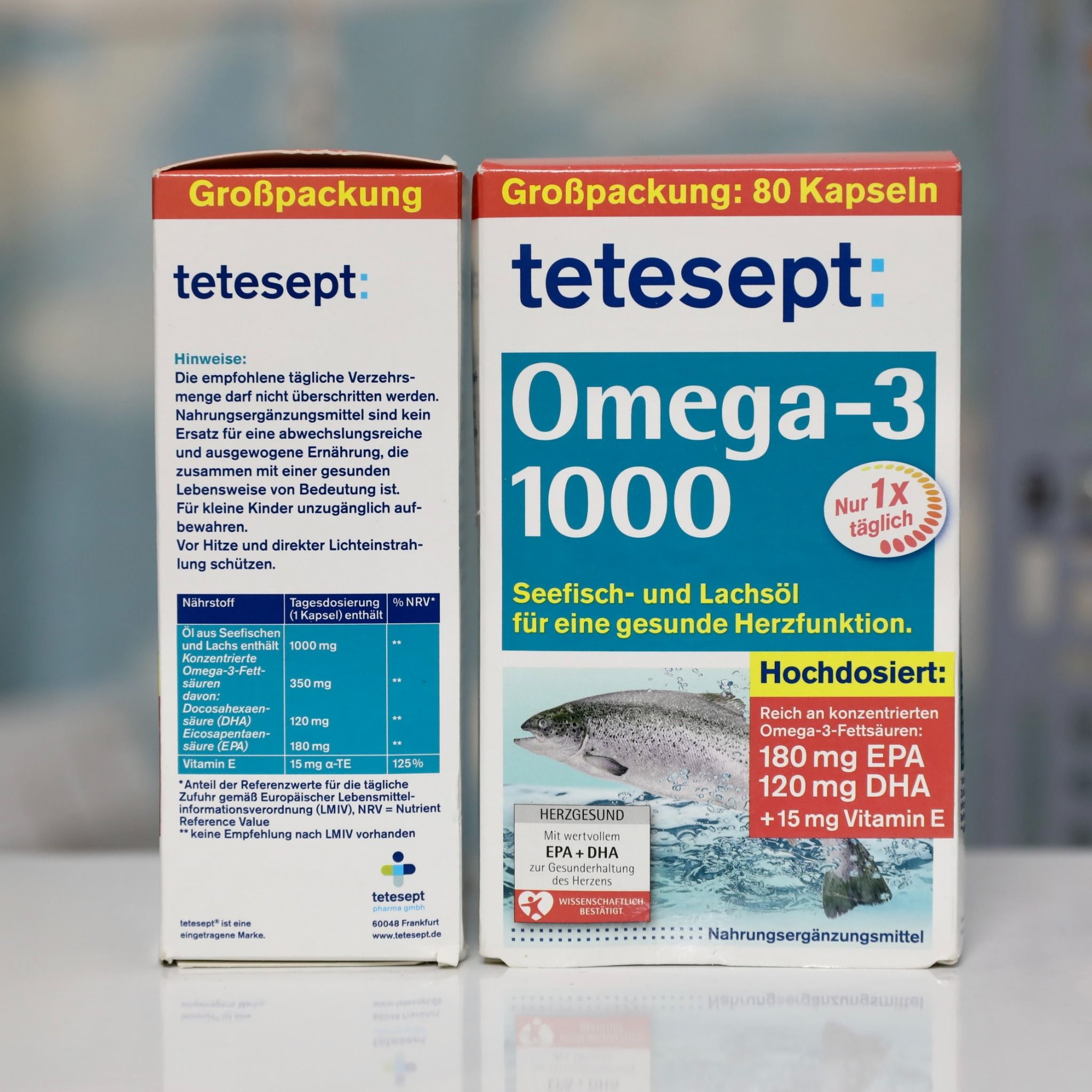  Viên uống Omega -3 Lachsol 1000 Tetesept của Đức 