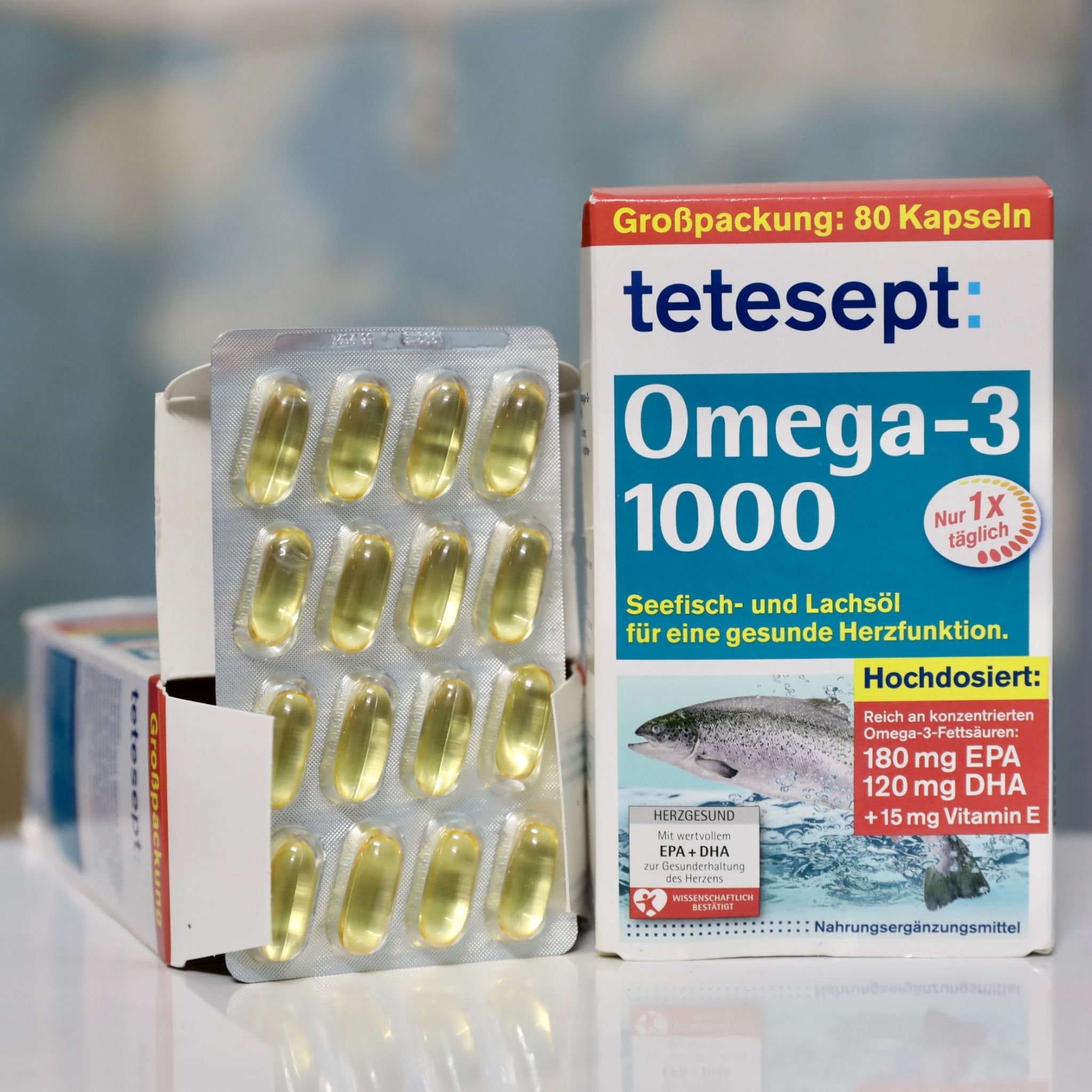 Viên uống Omega -3 Lachsol 1000 Tetesept của Đức