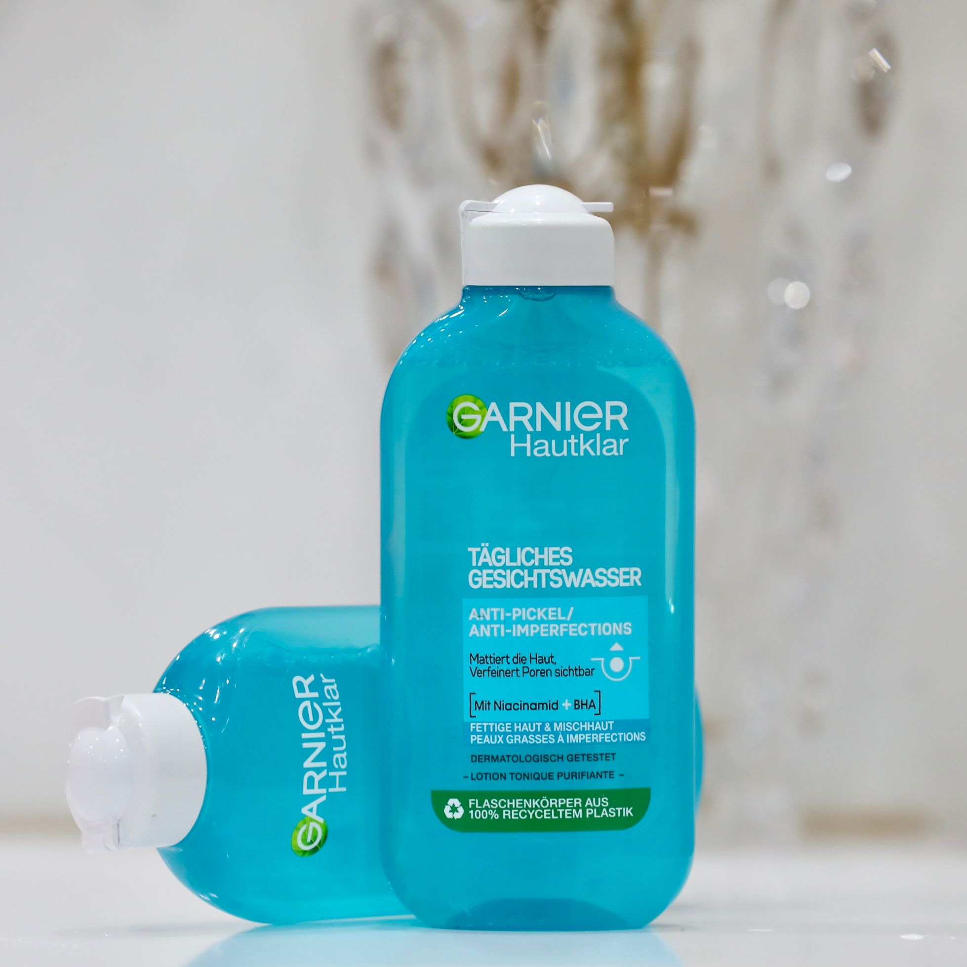 Nước hoa hồng Garnier cho da mụn 200ml
