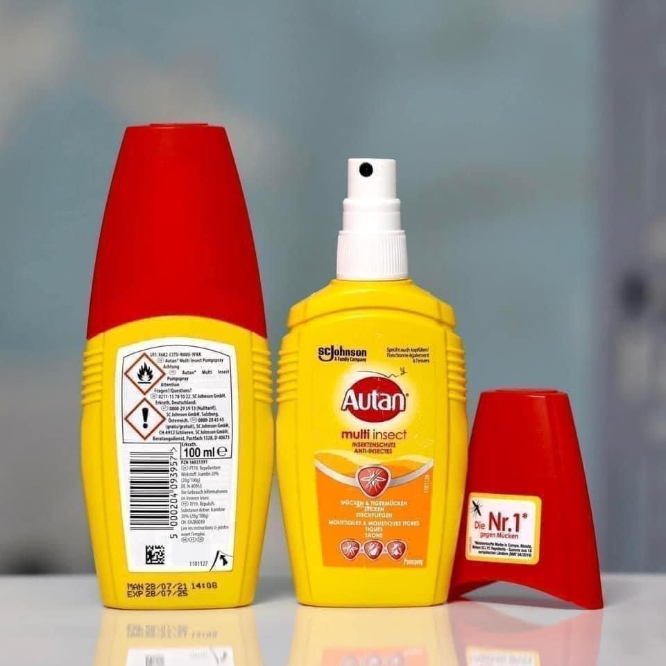 Xịt muỗi Autan, chai 100ml