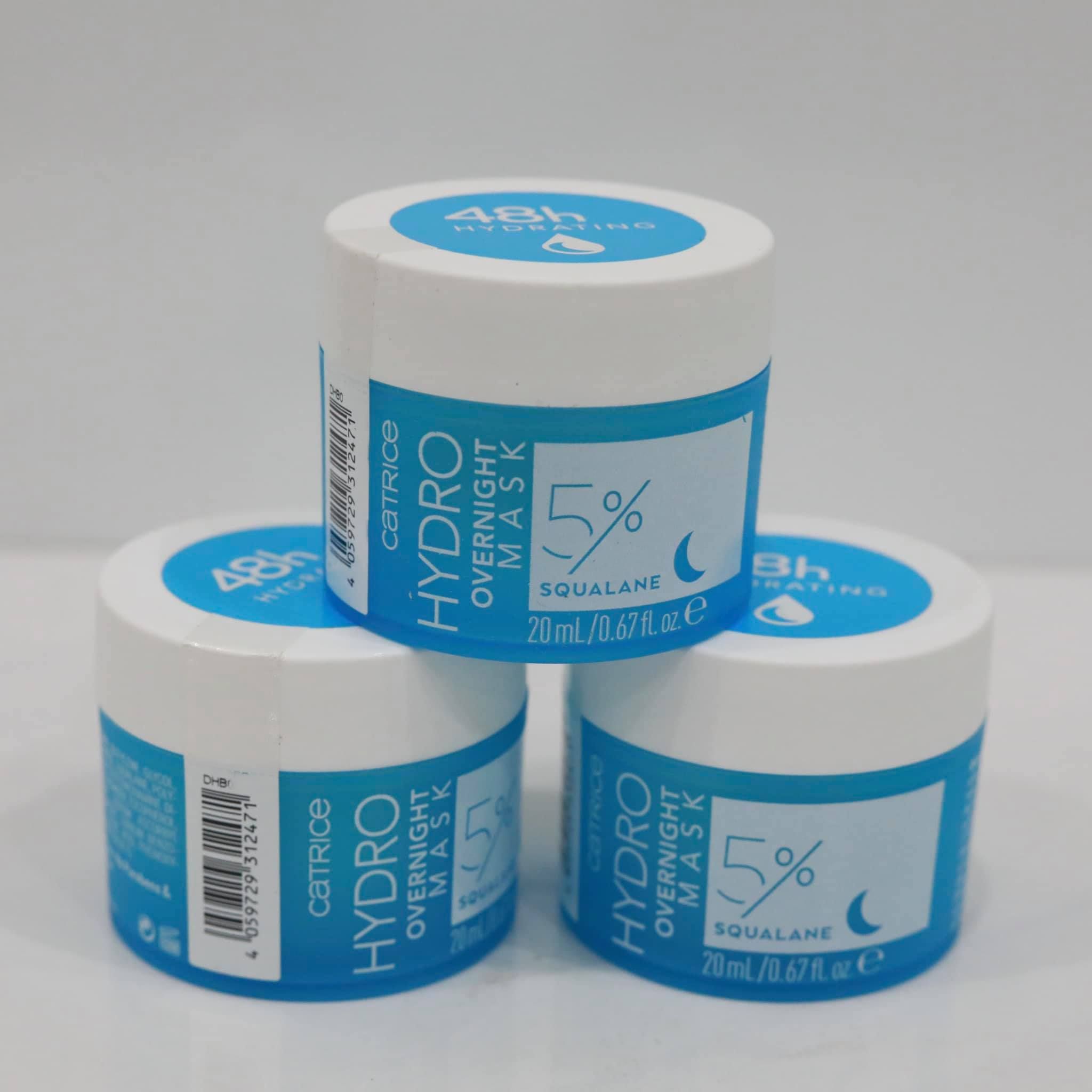Mặt Nạ Ngủ Cấp Nước CATRICE HYDRO 48h Giúp Da Căng Bóng Mịn Màng, 20 ml
