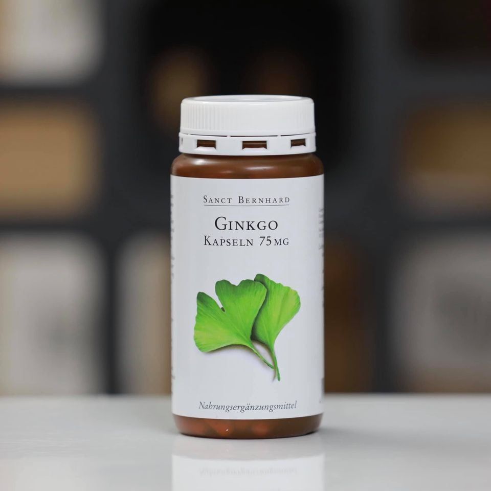 Viên Uống Bổ Não Sanct Bernhard Ginkgo Kapseln 75mg, 240 Viên, Made in Germany