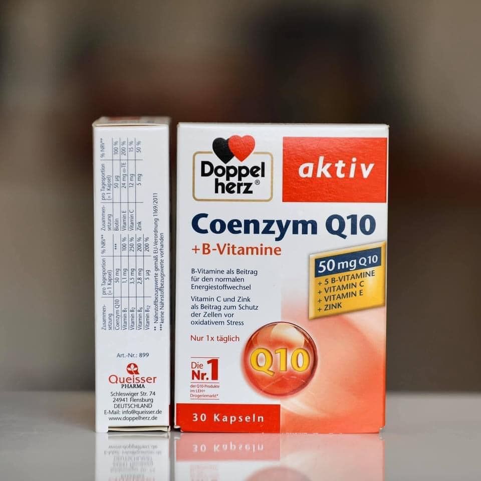 Thuốc Bổ Tim Mạch Doppelherz Coenzym Q10, 30 Viên