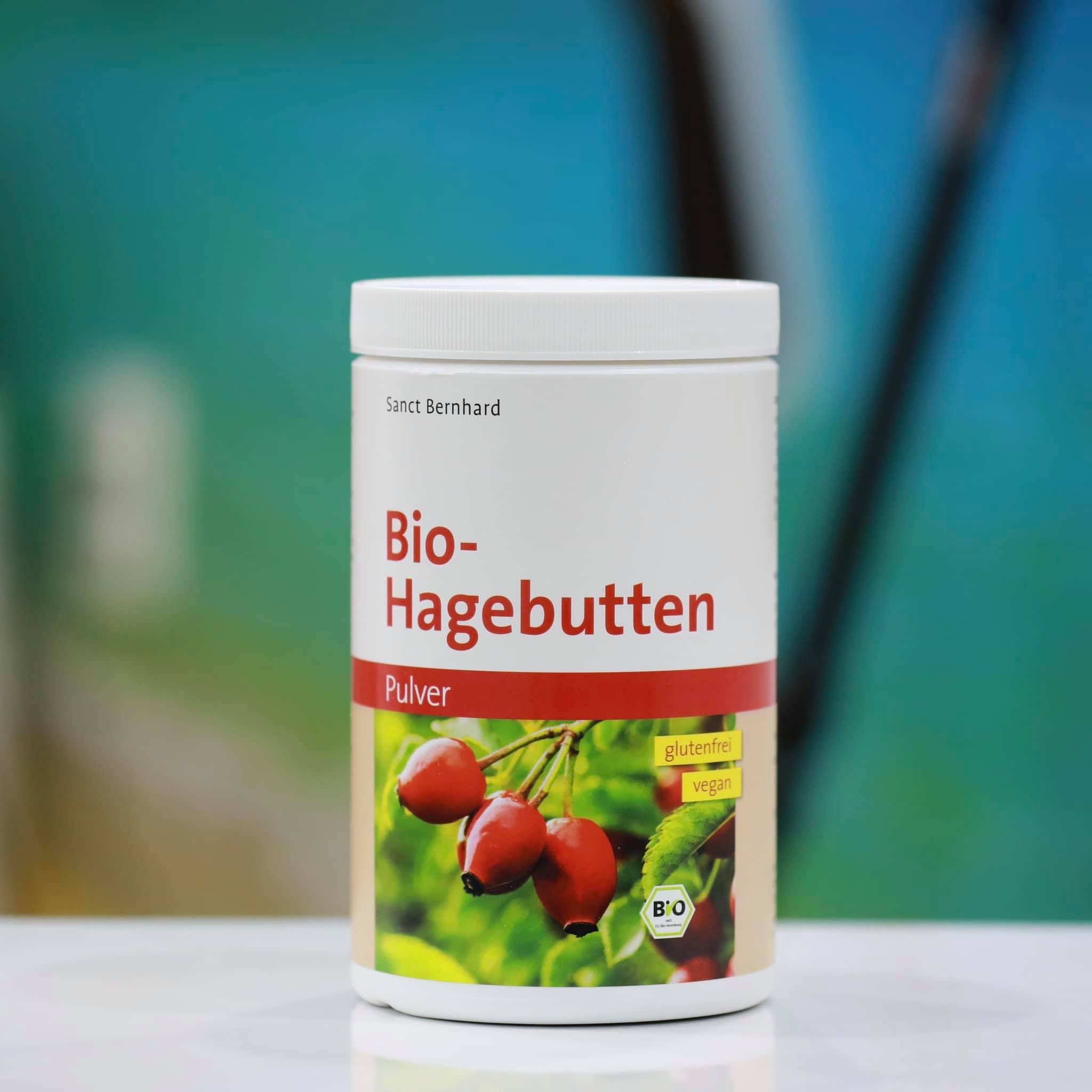 BỘT NỤ HỒNG GAI HỮU CƠ - SANCT BERNHARD - Sản phẩm từ 100% bột bông hoa hồng nguyên chất, Made in Germany