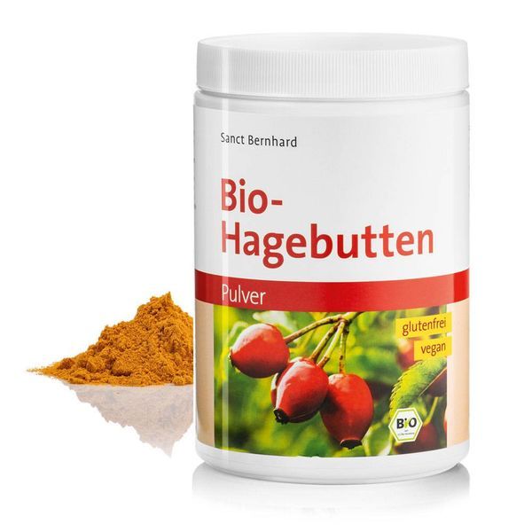 BỘT NỤ HỒNG GAI HỮU CƠ - SANCT BERNHARD - Sản phẩm từ 100% bột bông hoa hồng nguyên chất, Made in Germany