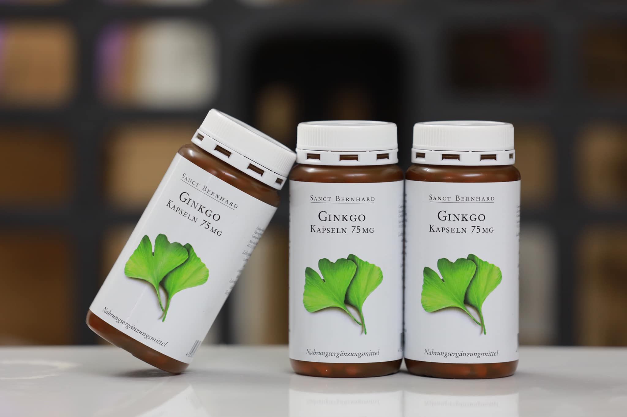 Viên Uống Bổ Não Sanct Bernhard Ginkgo Kapseln 75mg, 240 Viên, Made in Germany