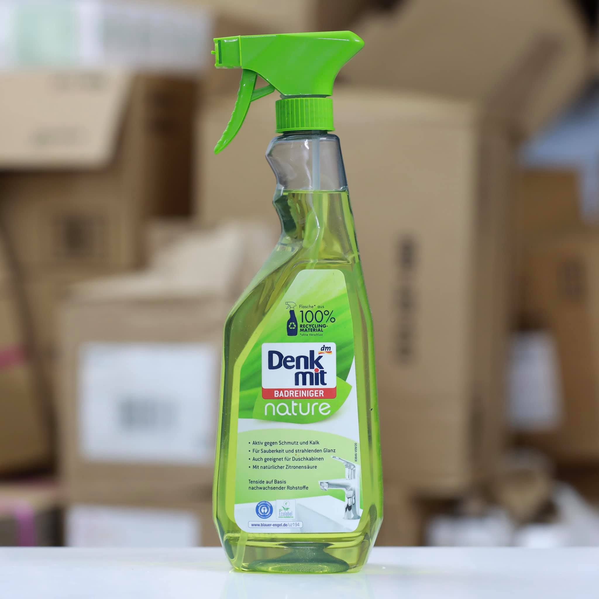 Dung dịch tẩy rửa nhà vệ sinh từ thiên nhiên Denkmit Nature, 750 ml