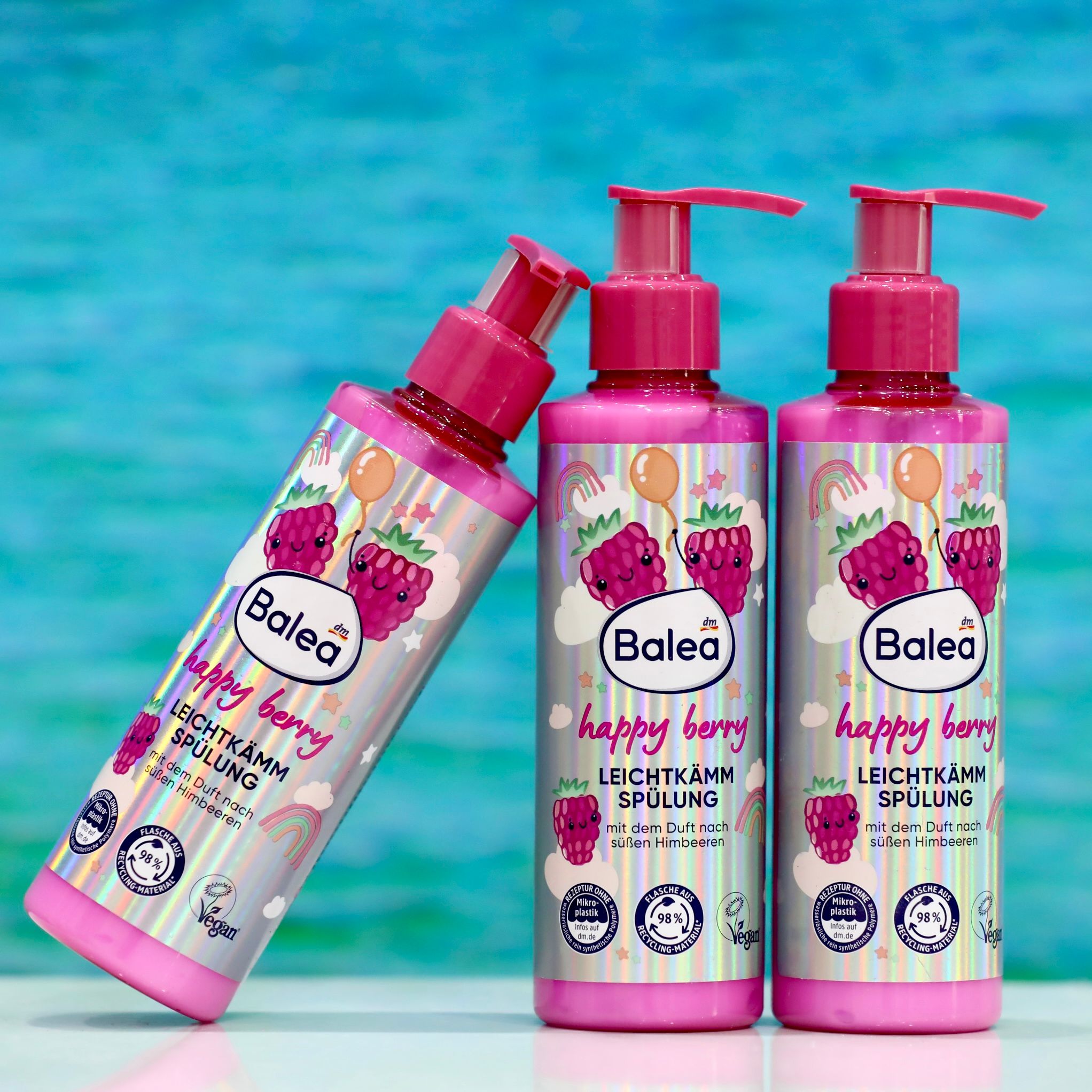 Dầu Xả Balea Happy Berry - Hương Thơm Ngọt Ngào, Dễ Chải Mượt Tóc (200ml)