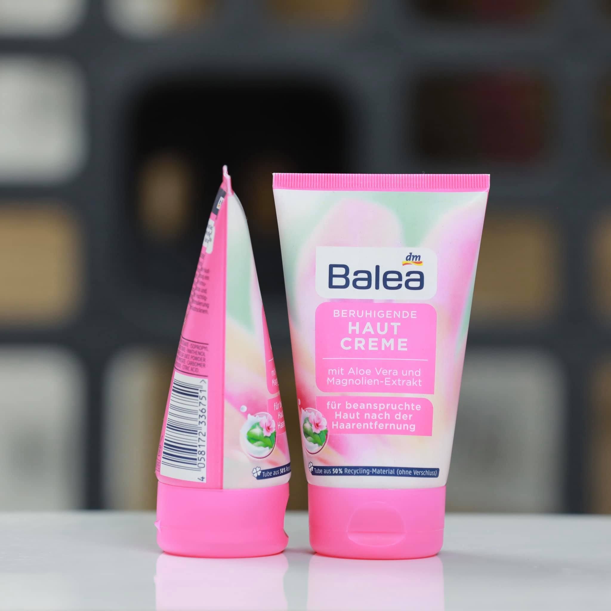 Kem làm dịu da sau tẩy lông Balea, hàng Đức, 125ml
