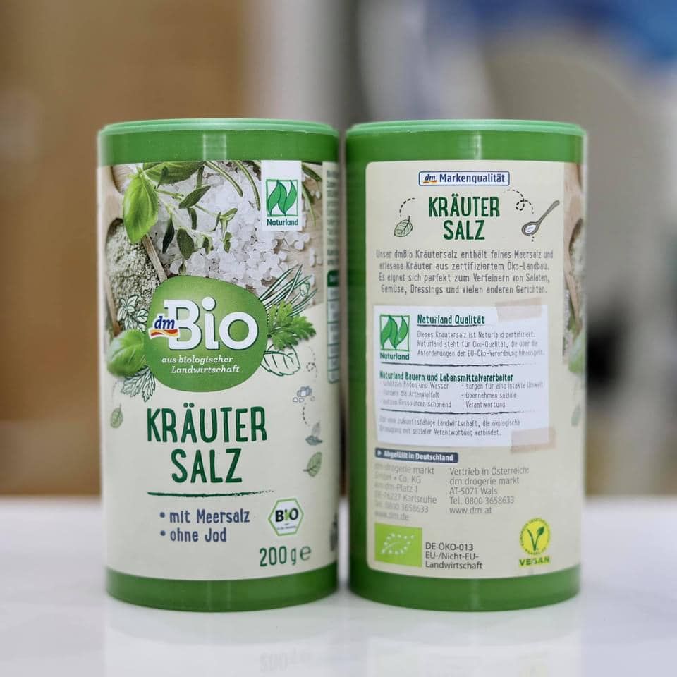 Muối ăn dặm cho bé - đạt tiêu chuẩn và chất lượng Bio, 200g