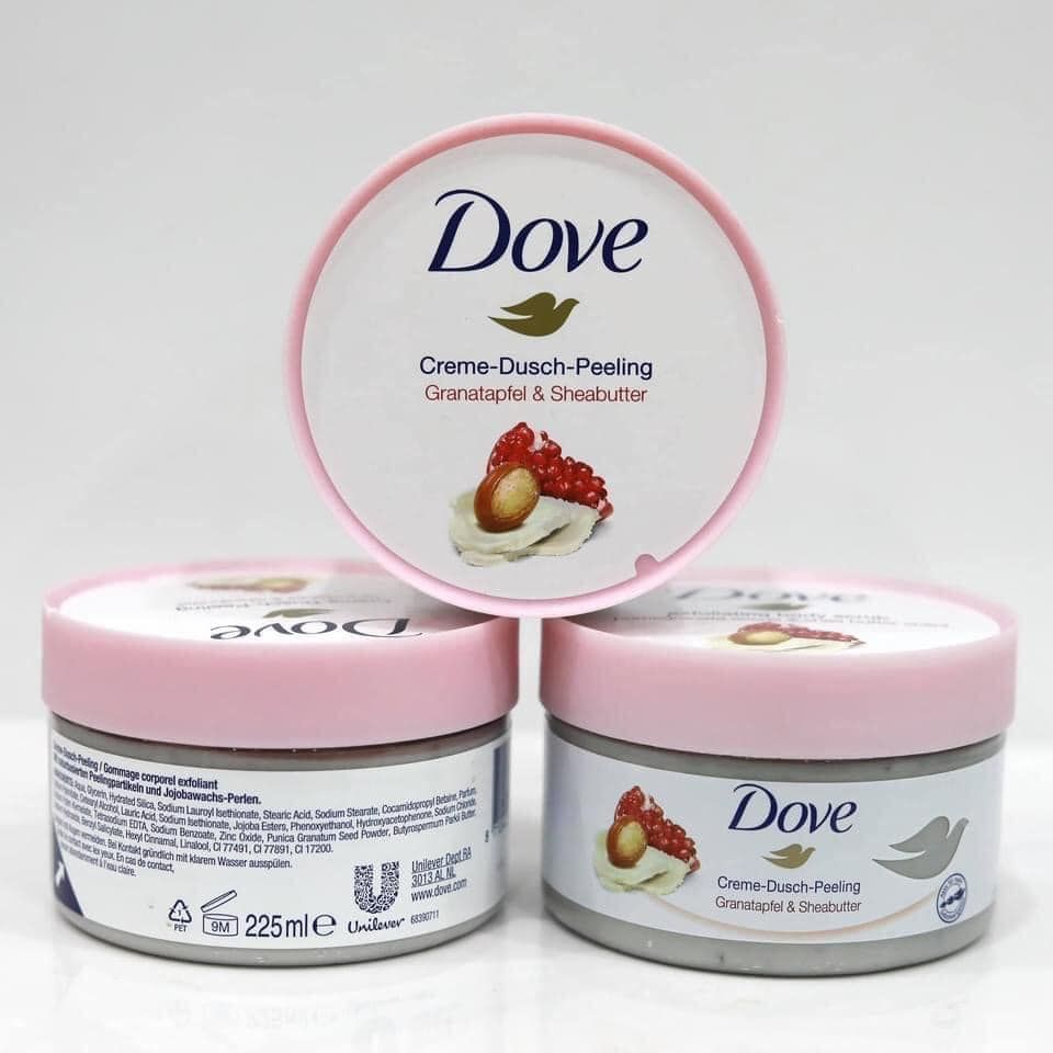 Kem Tẩy Da Chết Dove, Hàng Đức, 225ml
