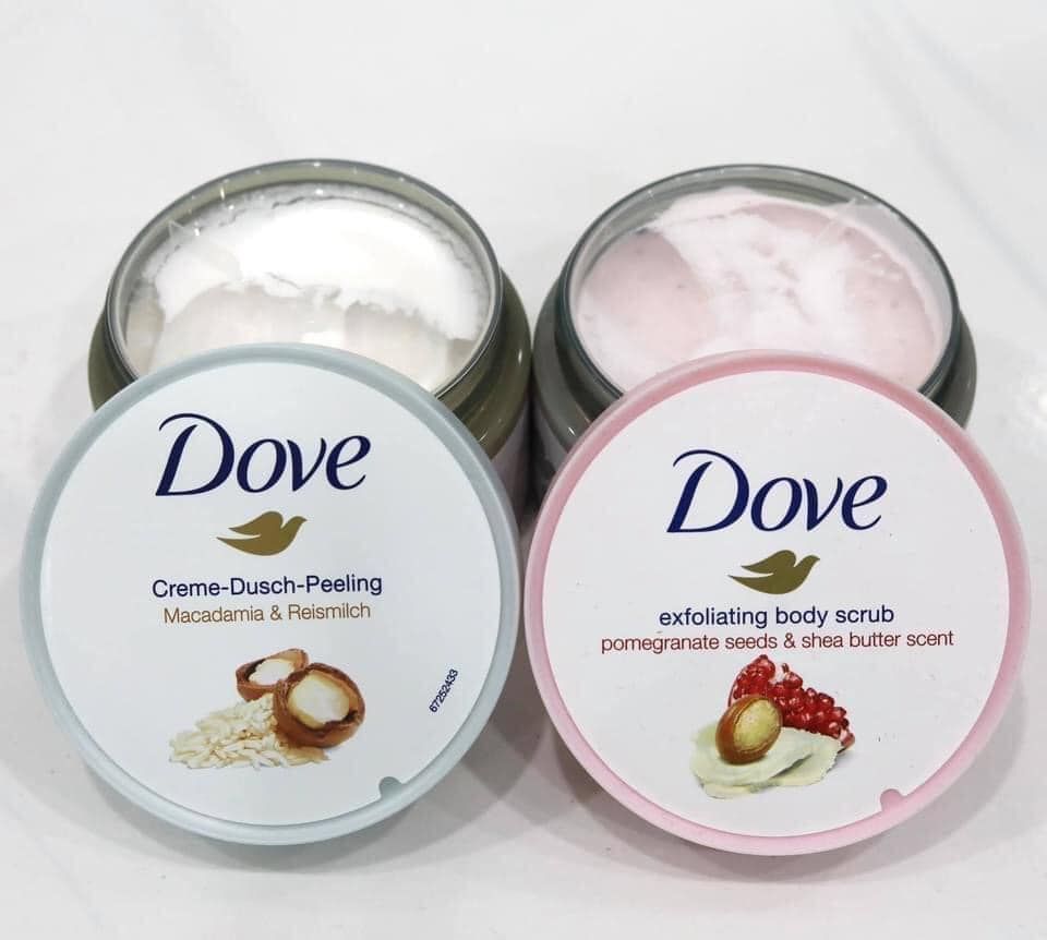 Kem Tẩy Da Chết Dove, Hàng Đức, 225ml