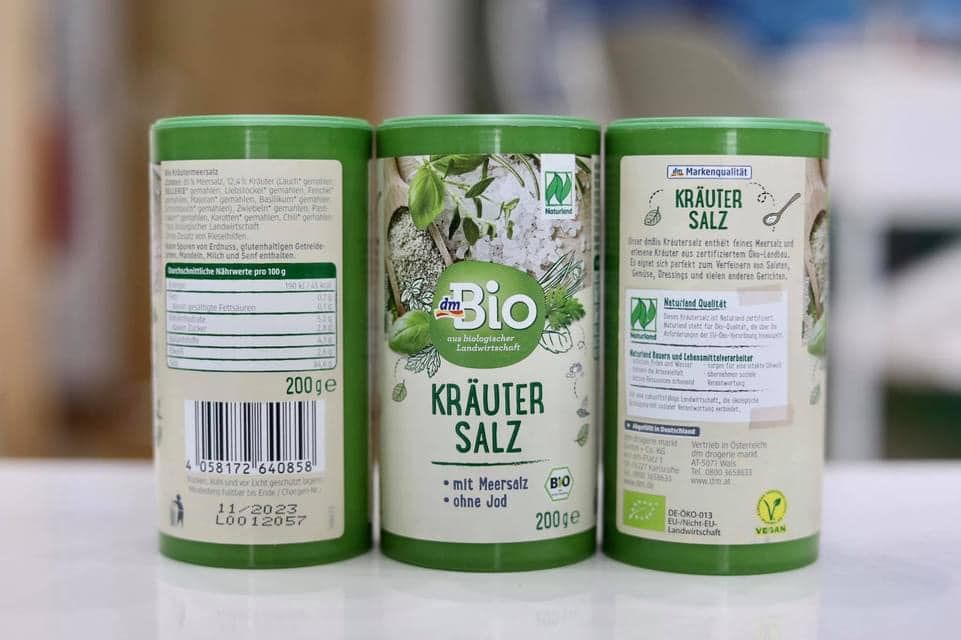 Muối ăn dặm cho bé - đạt tiêu chuẩn và chất lượng Bio, 200g