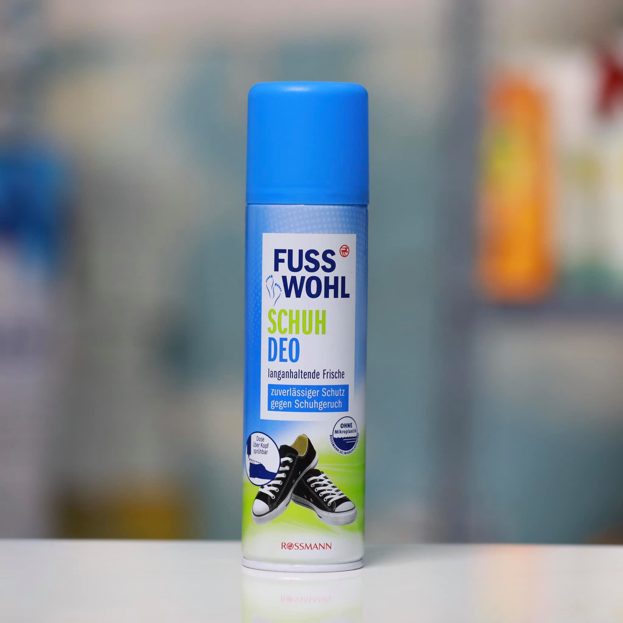 Xịt Khử Mùi Hôi Giày - Hôi Chân FUSSWOHL SCHUH DEO, 200ml
