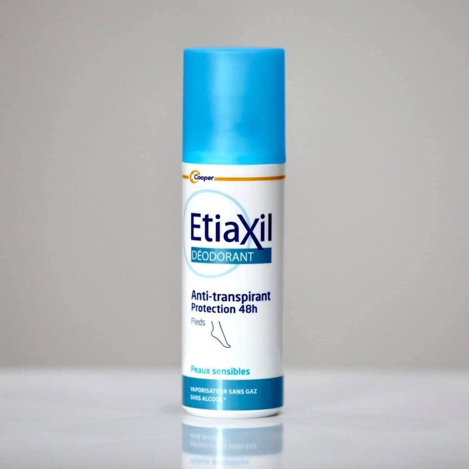 Xịt chống và trị hôi chân Etiaxil - Hiệu quả nhất trong các loại xịt chân - giúp khử mùi hiệu quả nhất và giảm tiết mồ hôi