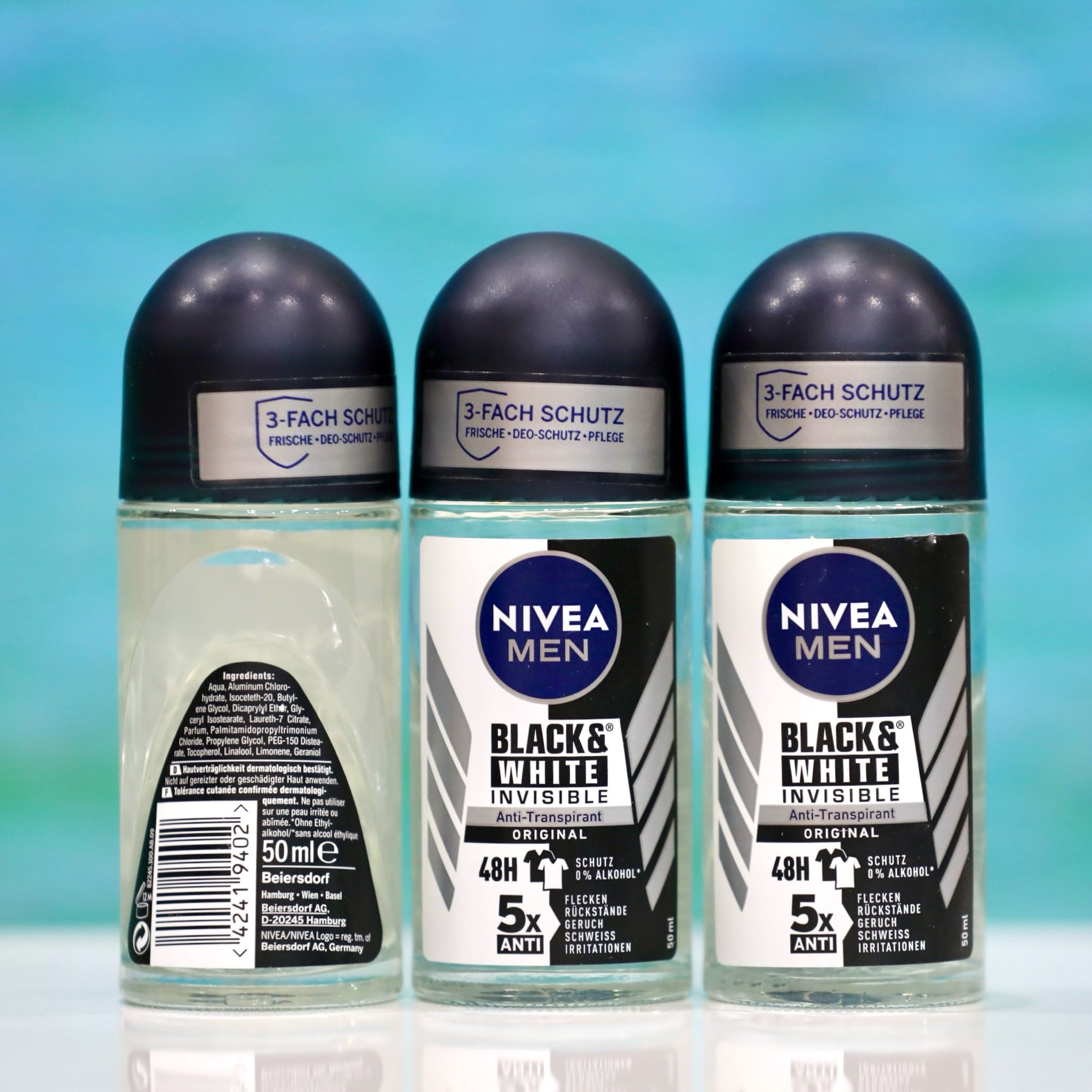 Lăn nách khử mùi Nivea Men Black&White 48h - Dành cho Nam