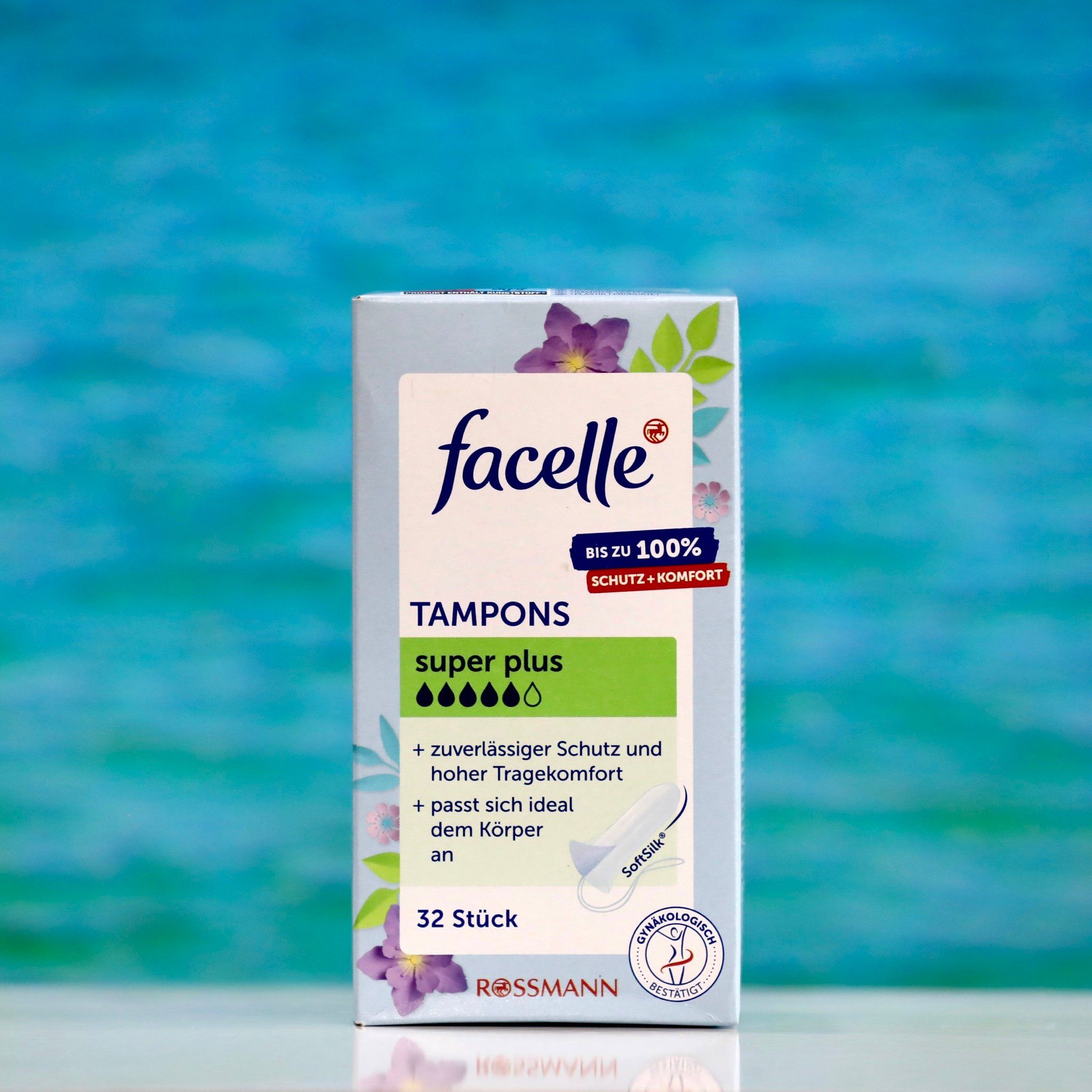 Băng vệ sinh tampon 5 giọt, 32 viên Facelle Tampons Super Plus – Sự lựa chọn hoàn hảo cho ngày ấy