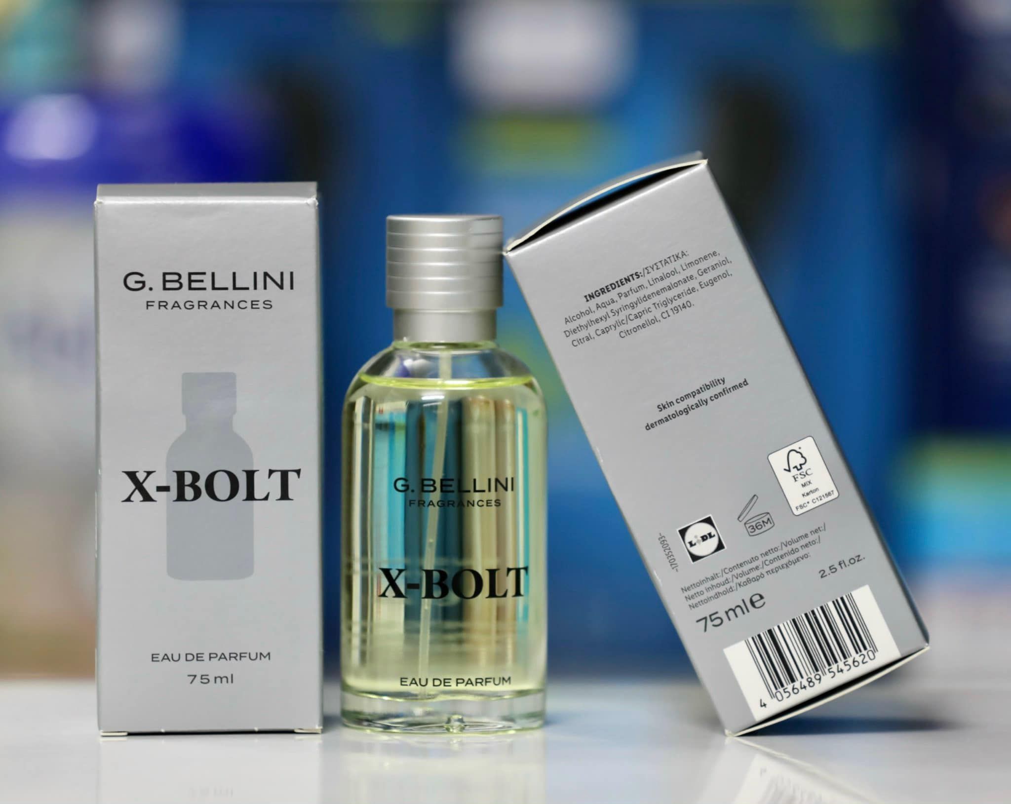 Nước Hoa G.Bellini X-Bolt – Sức Hút Nam Tính, Mạnh Mẽ chai 75ml
