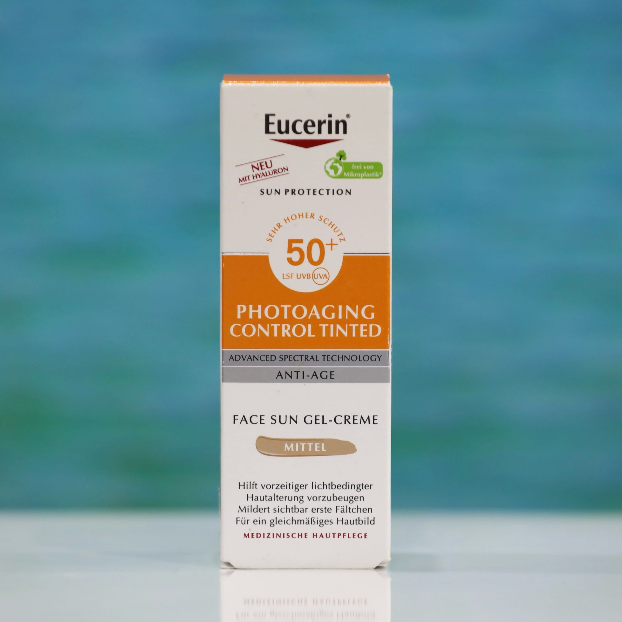 Kem chống nắng Eucerin Photoaging Control tinted Sun gel - cream Medium, 50ml