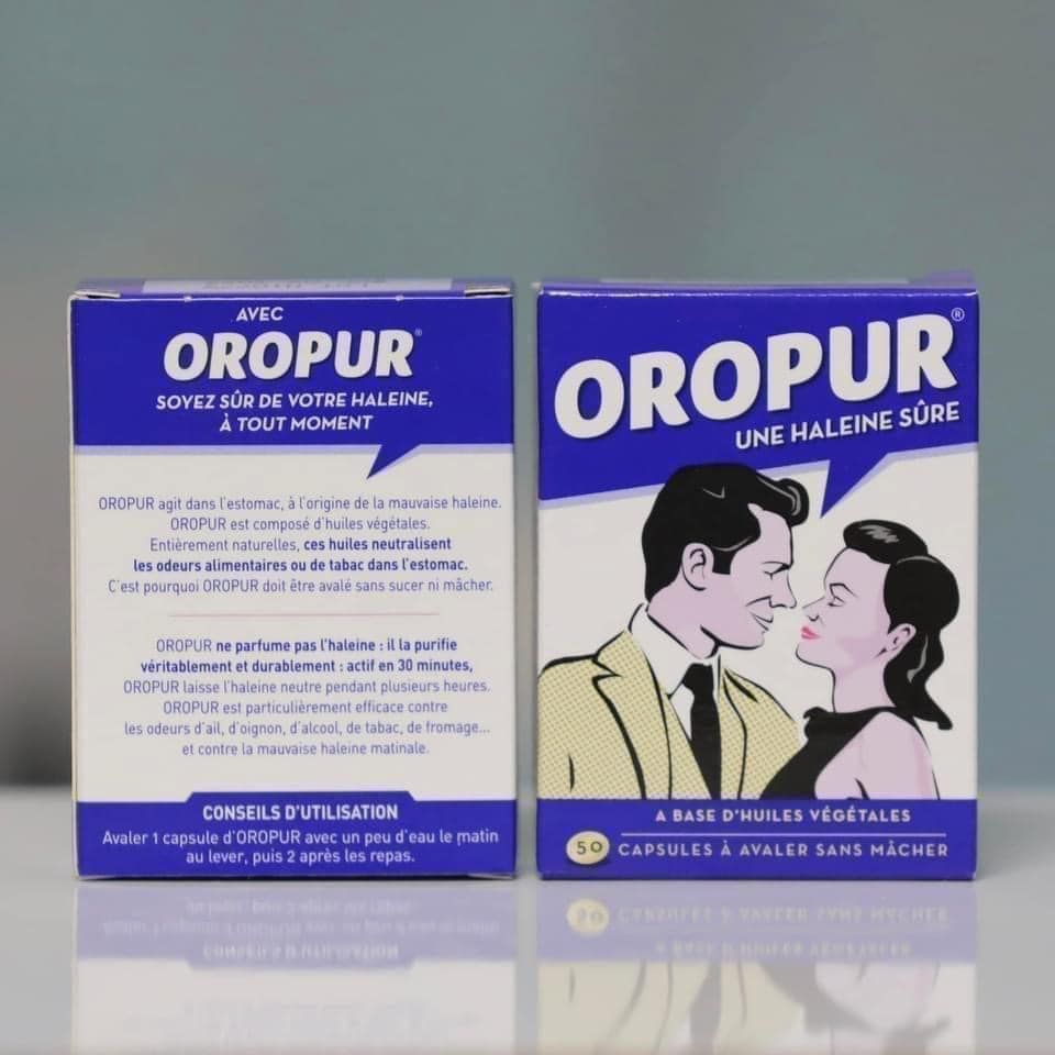 VIÊN TRỊ HÔI MIỆNG OROPUR, Hộp 50 viên