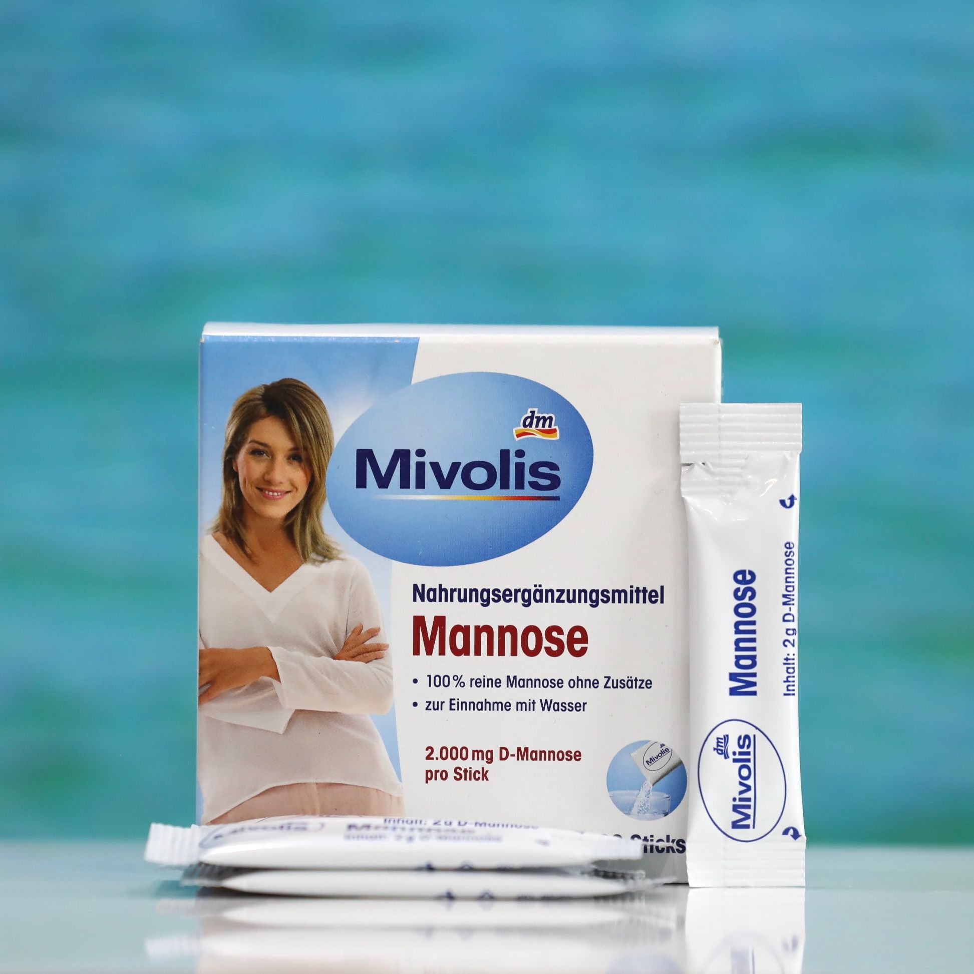 Viên uống hỗ trợ đường tiết niệu Mivolis D-Mannose dạng bột – Hộp 20 gói