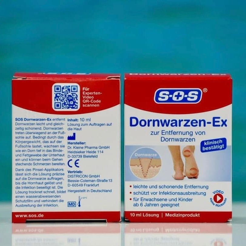 Dung dịch hỗ trợ làm mềm và loại bỏ mụn cóc SOS Dornwarzen-Ex 5ml