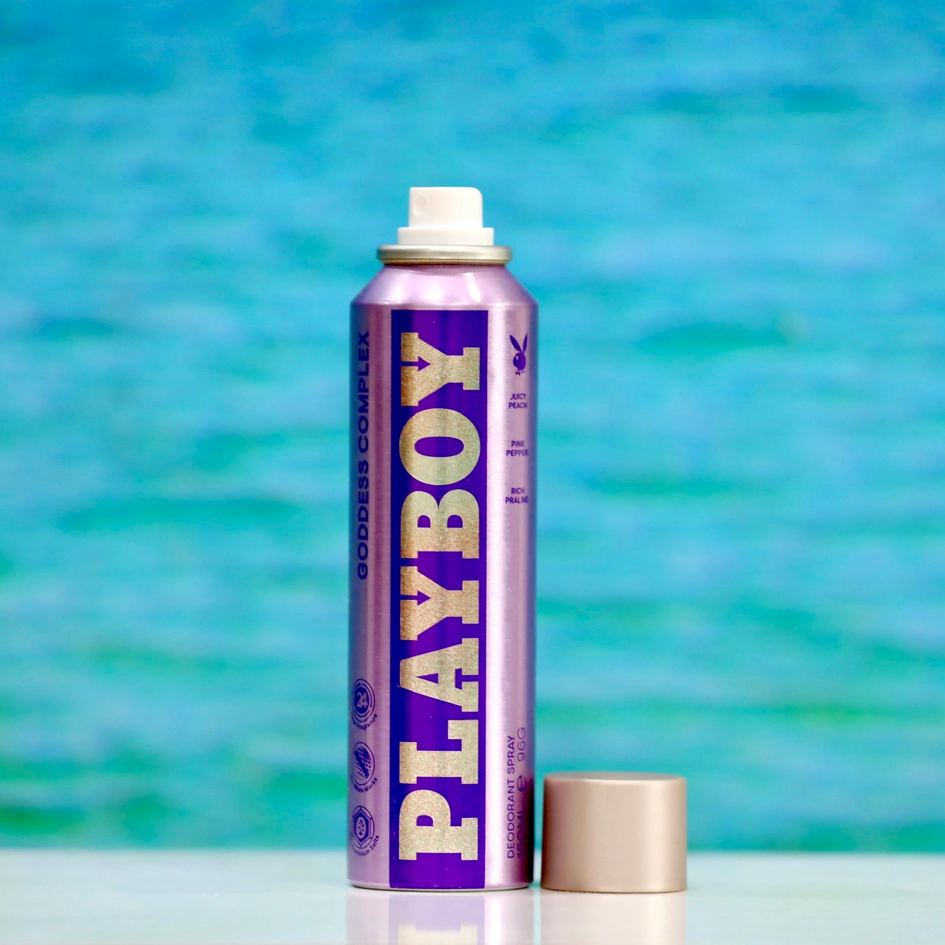 Xịt khử mùi nữ Playboy Goddess Complex – Hương đào & tiêu hồng – 150ml – Hàng chính hãng