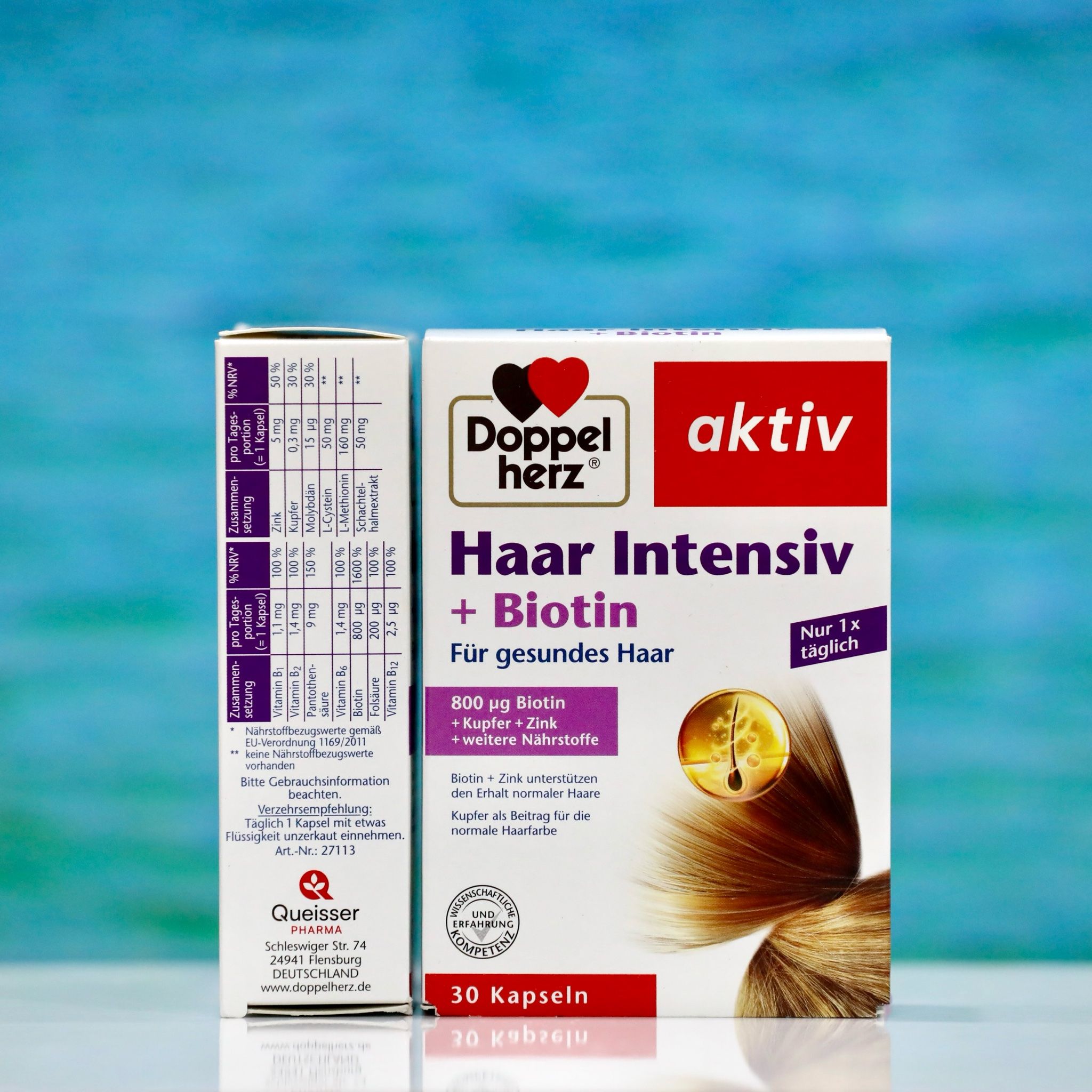 Viên uống chăm sóc tóc Haar Intensiv, hộp 40 viên