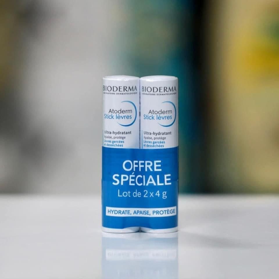 Set son Bioderma hiệu quả dưỡng môi tuyệt vời cho mùa hanh khô