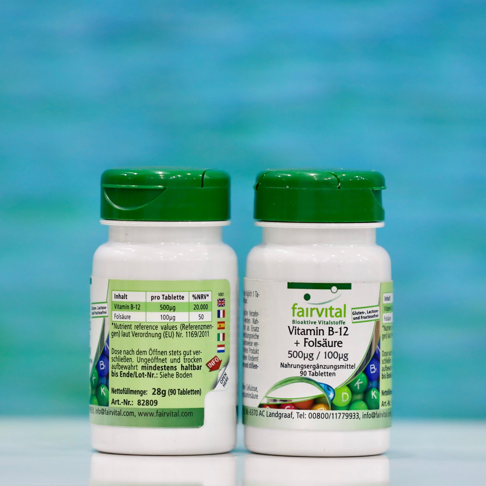 Vitamin b12 hãng Fairvital, lọ 90 viên