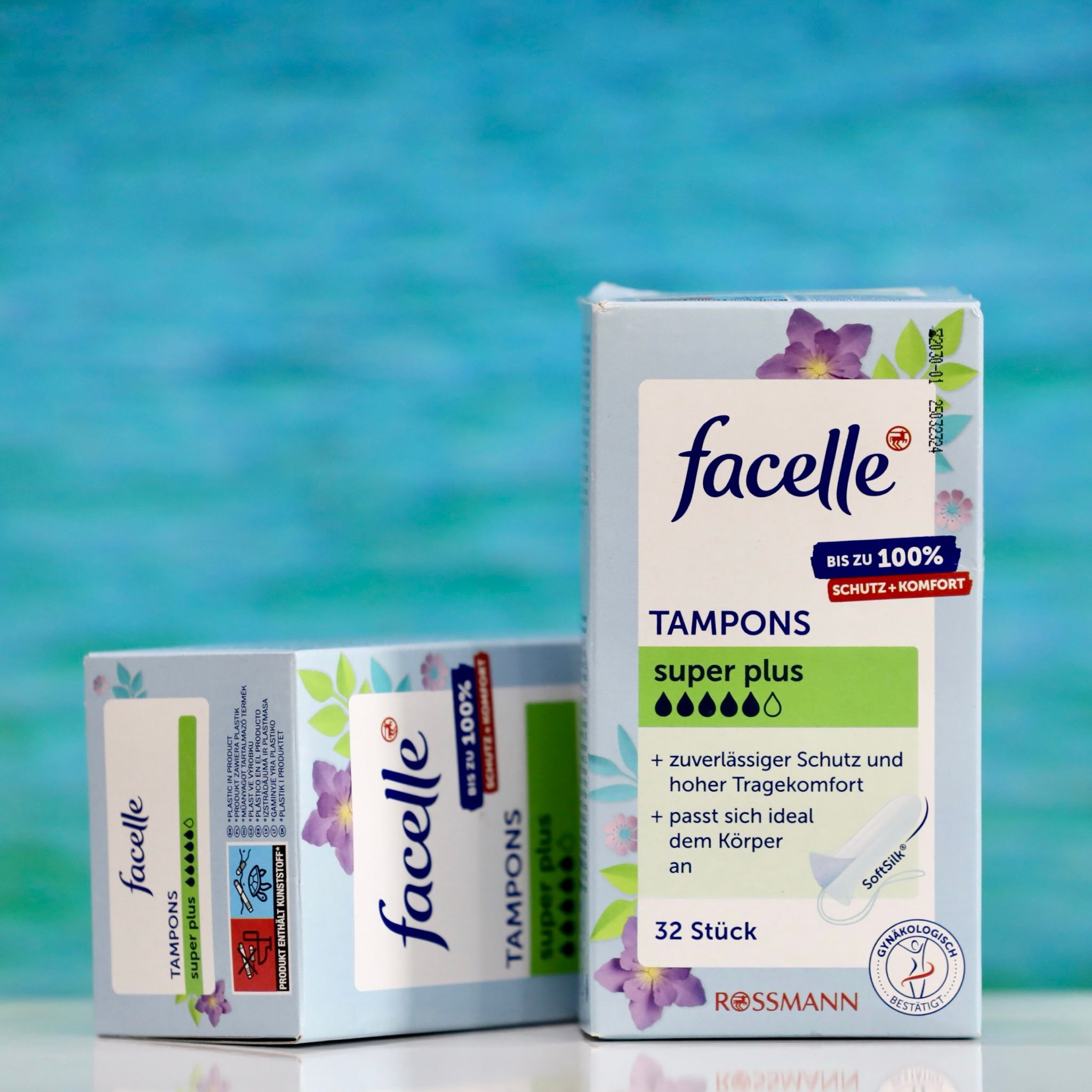 Băng vệ sinh tampon 5 giọt, 32 viên Facelle Tampons Super Plus – Sự lựa chọn hoàn hảo cho ngày ấy