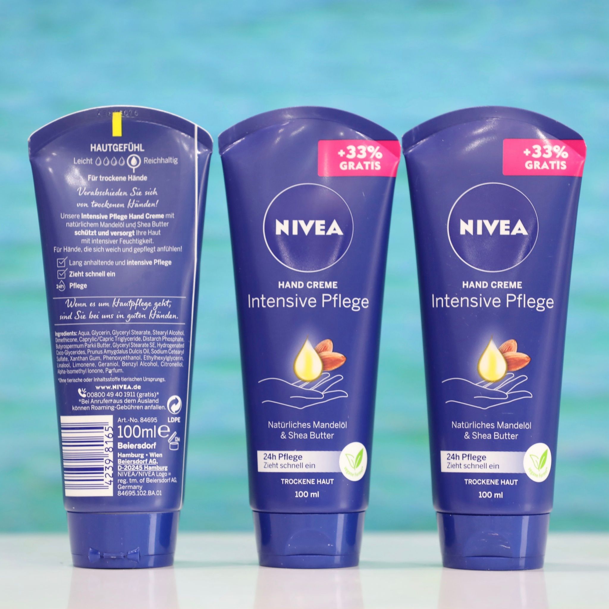 Kem Dưỡng Da Tay Nivea Intensive Pflege 100ml – Dưỡng Ẩm Sâu, Mềm Mịn Suốt 24h