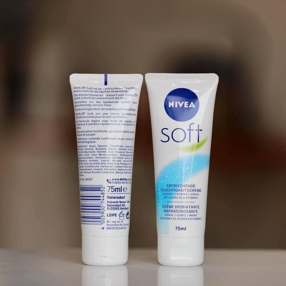 Kem dưỡng da Nivea solf tuýp 75ml
