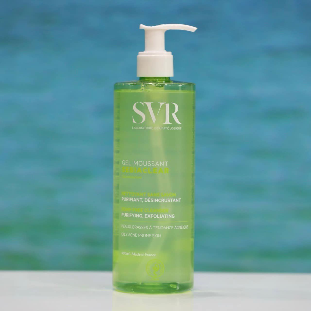 Sữa rửa mặt SVR Sebiaclear Gel Moussant dành cho da dầu, da mụn, da nhạy cảm, chai 400ml