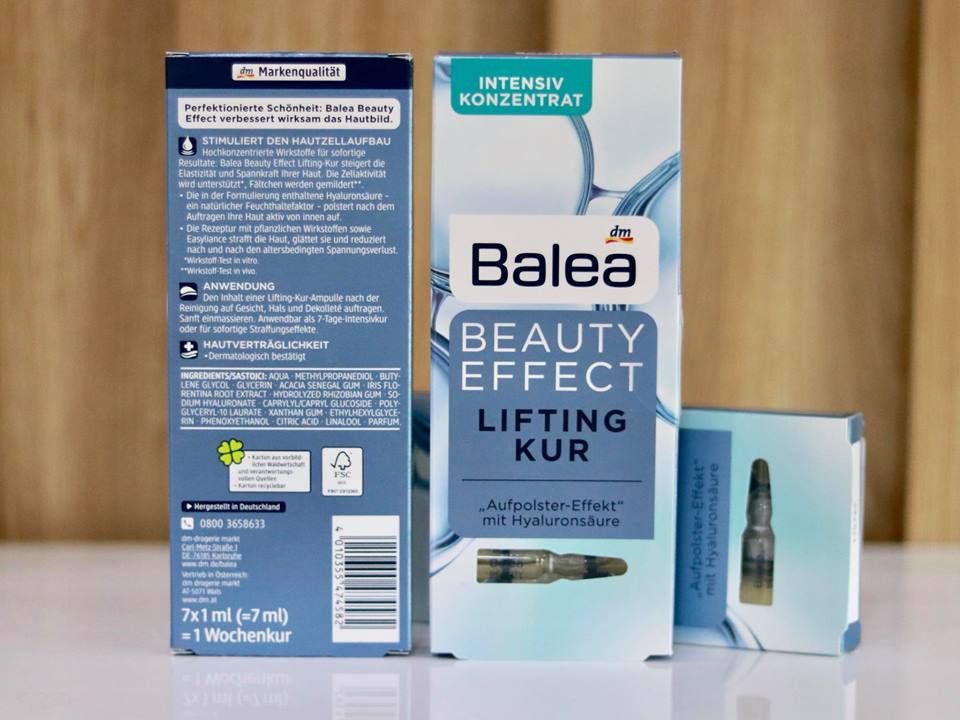 Huyết thanh collagen tươi BALEA BEAUTY EFFECT, hộp 7 ống/1ml