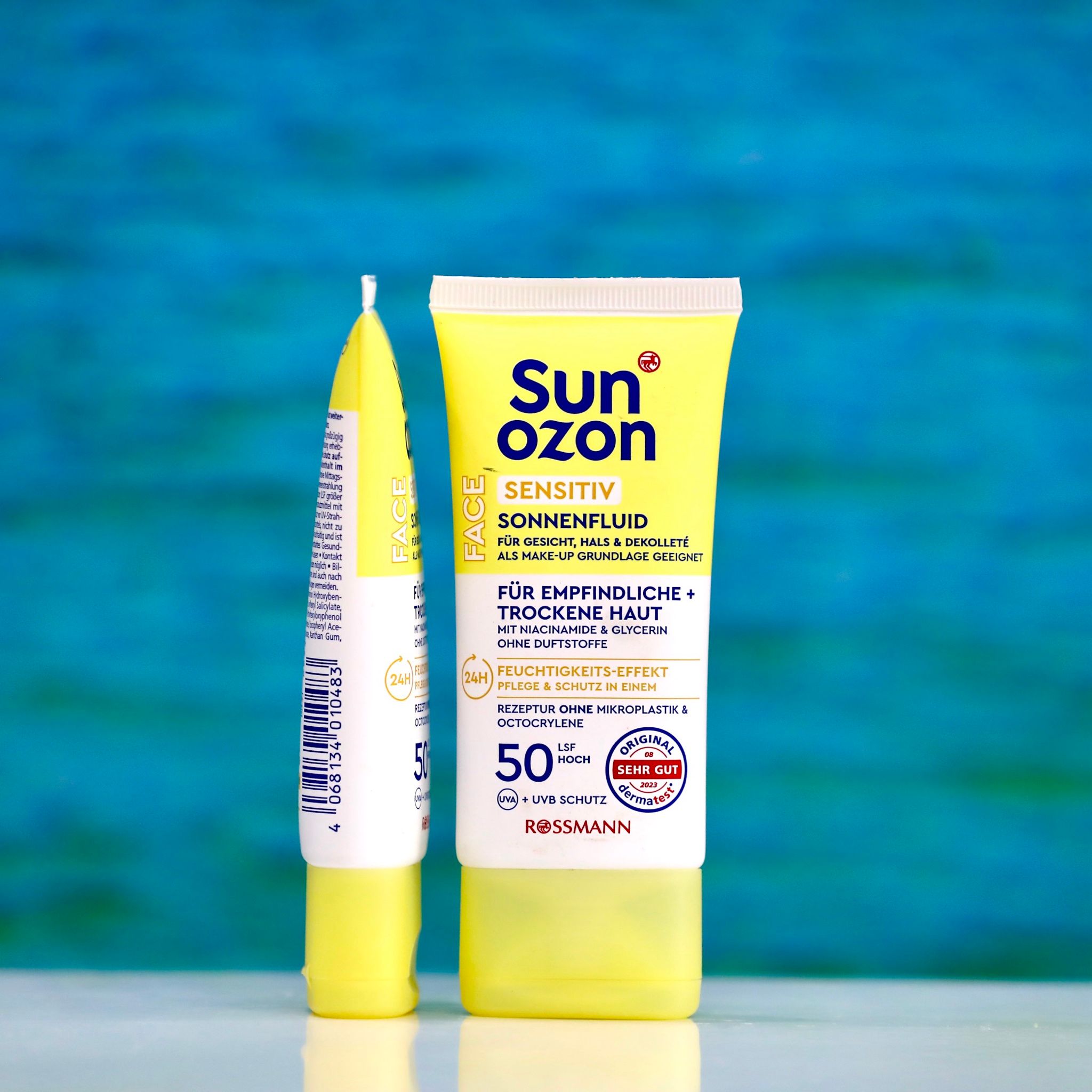 Kem chống nắng cho mặt Sun Ozon Sensitiv SPF 50 cho da nhạy cảm – Không hương liệu – Đức – 50ml