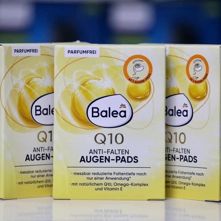 Miếng đắp mắt Balea Q10 Anti falten Augen Pads. (6x2).