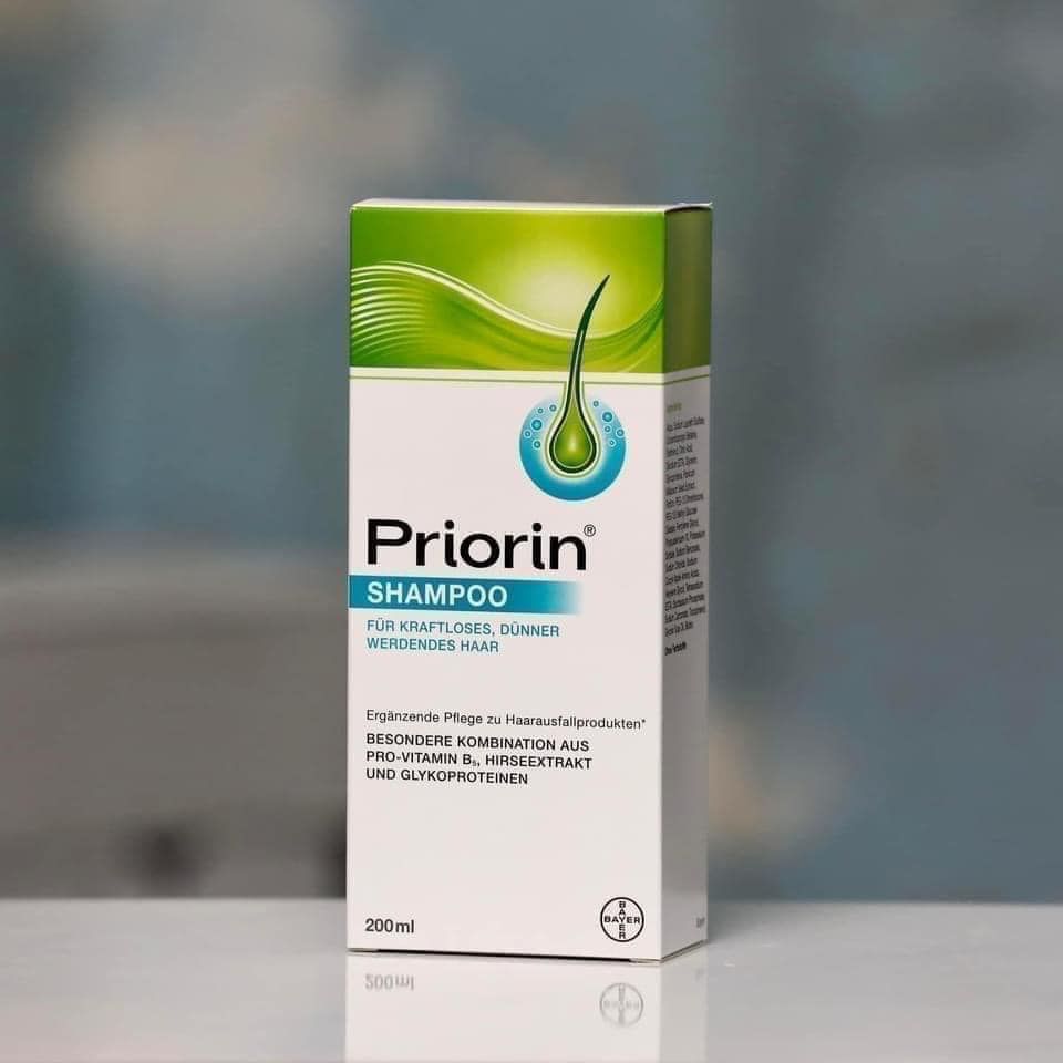 Dầu gội đầu trị rụng tóc, hói đầu làm dầy và dài tóc Priorin, 200ml