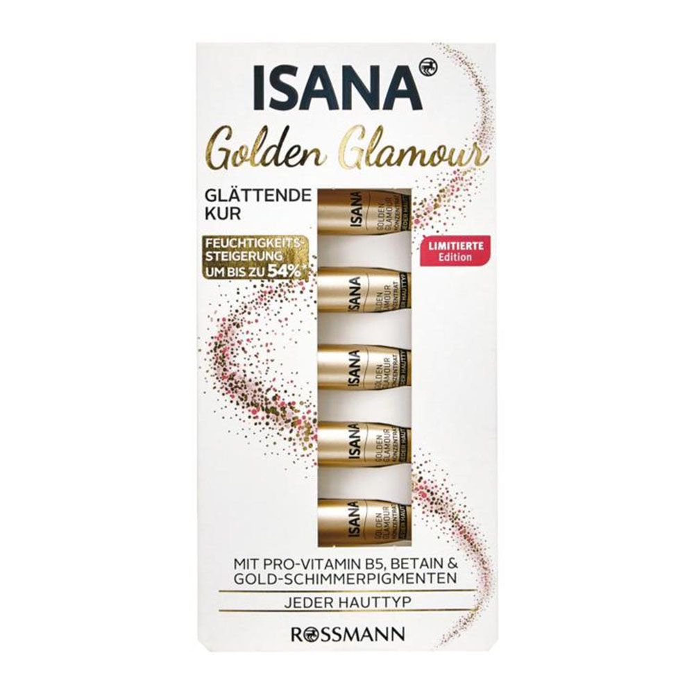 Huyết Thanh Golden Glamour Isana, hộp 5 ống, mỗi ống 5ml